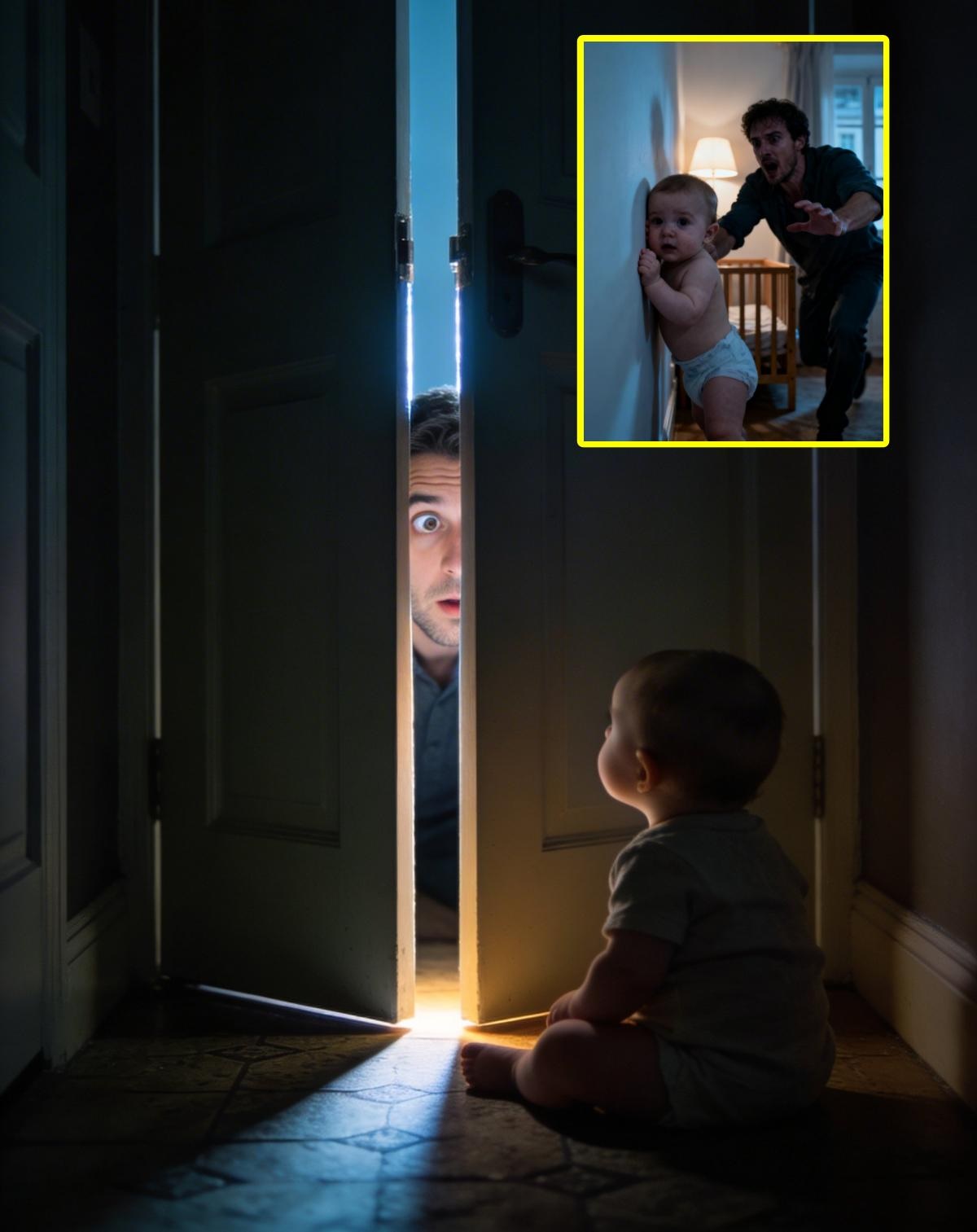 Every Hour, the Baby Pressed His Face Against the Same Wall Until He Whispered Three Chilling Words, and His Father Discovered the Unthinkable Horror Hidden Inside Their Home All Along