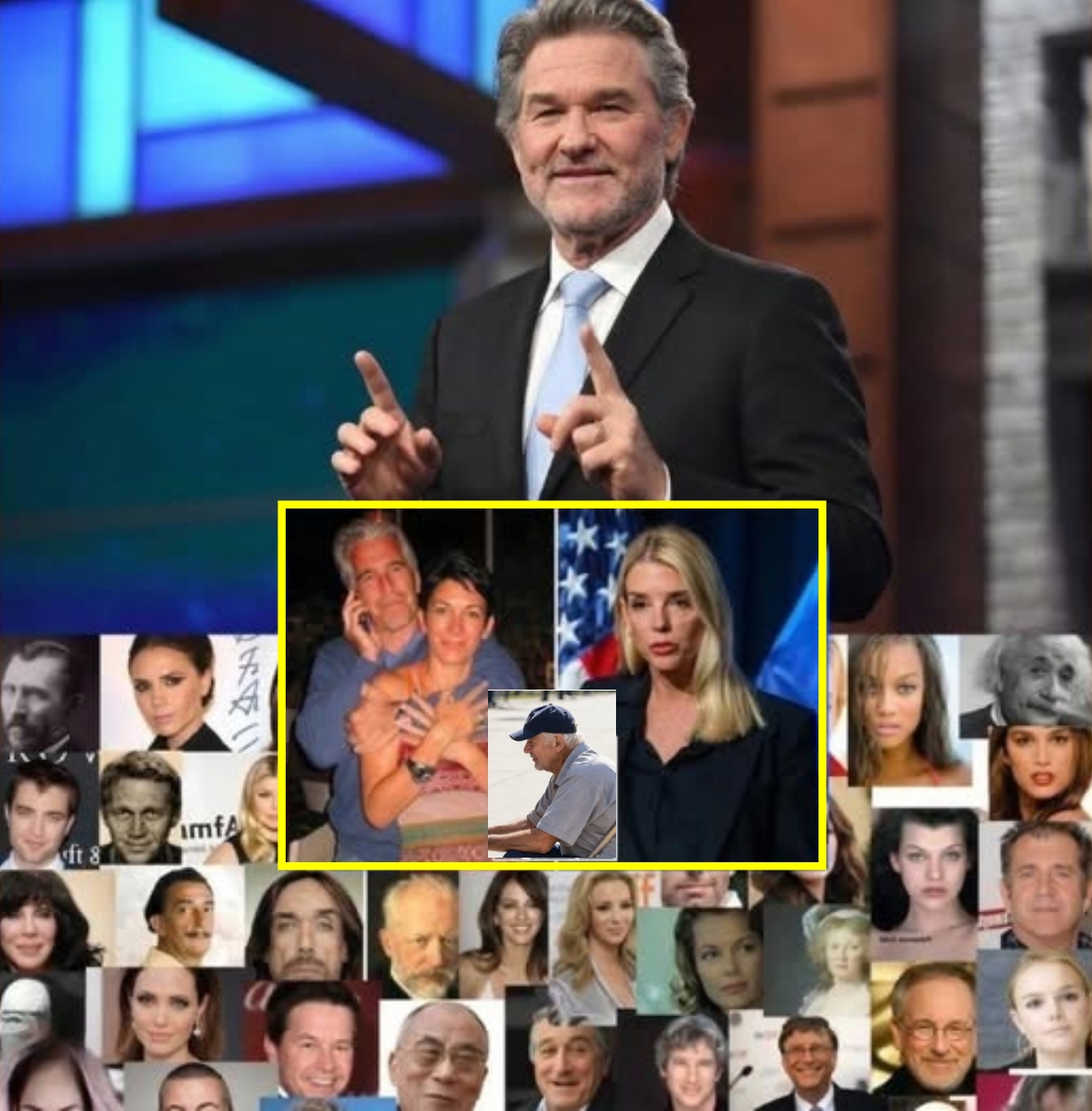 “IF YOU THINK YOU KNOW THE TRUTH — YOU DON’T.” The Unverified Kurt Russell Video That Allegedly Named 25 Hollywood Power Players