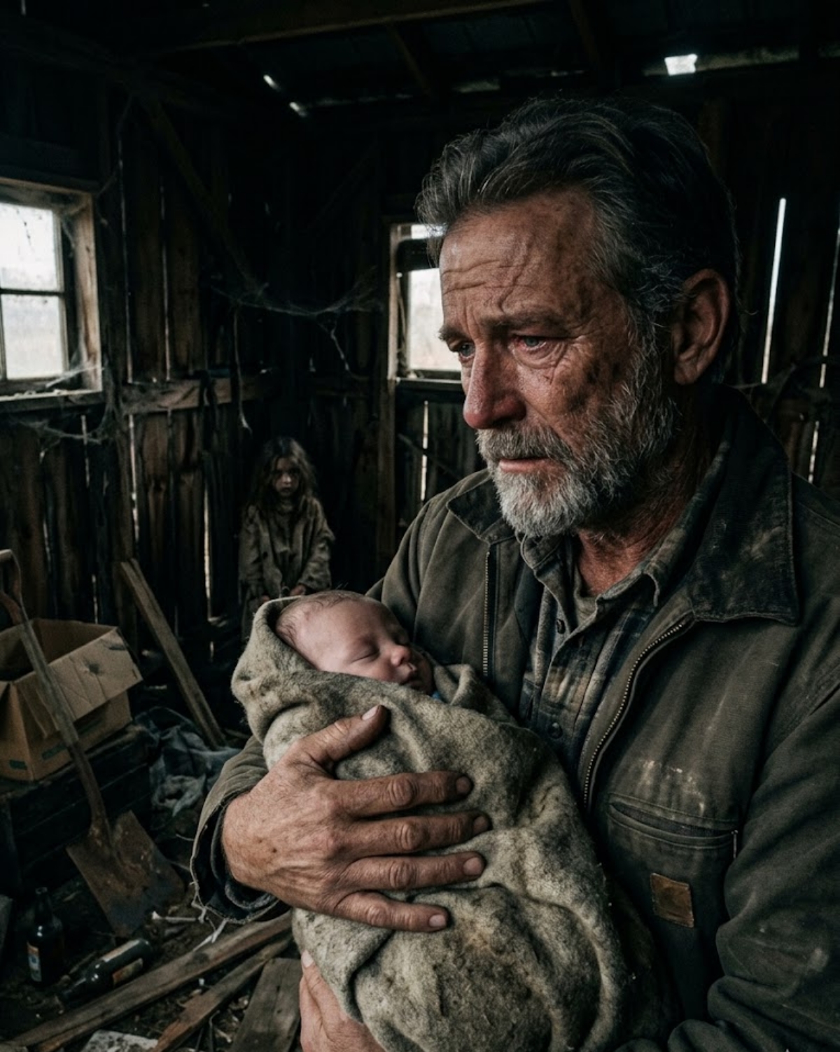 AT 5:30 A.M., A LITTLE GIRL WHISPERED, “I DON’T HAVE ANY MONEY FOR MILK.” BY SUNRISE, I HAD FOUND HER BABY BROTHER IN AN ABANDONED SHED—AND THE TRUTH ABOUT THEIR PARENTS WAS DARKER THAN ANYTHING I’D SEEN IN 63 YEARS ON MY RANCH