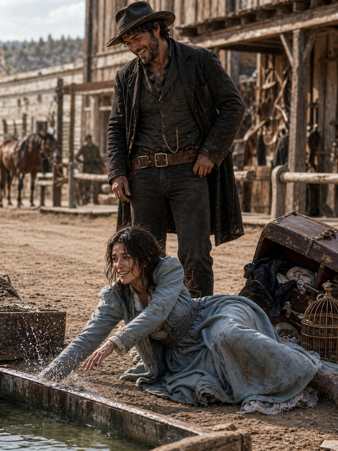 The Grieving Cowboy Hadn’t Smiled In Years, Until A Clumsy Mail Order Bride Made Him Laugh Again