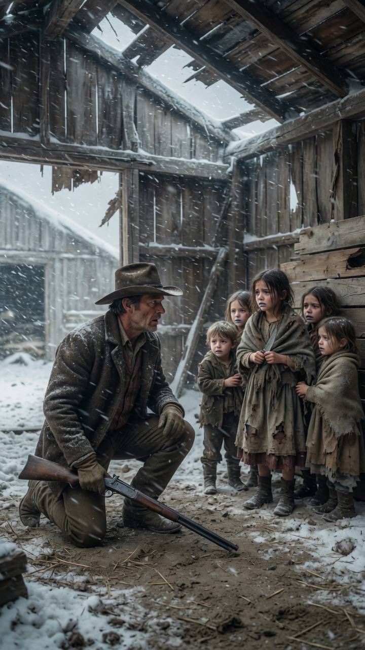 A Cowboy Found Them Starving in a Blizzard — The Oldest Girl’s Final Words Broke Him