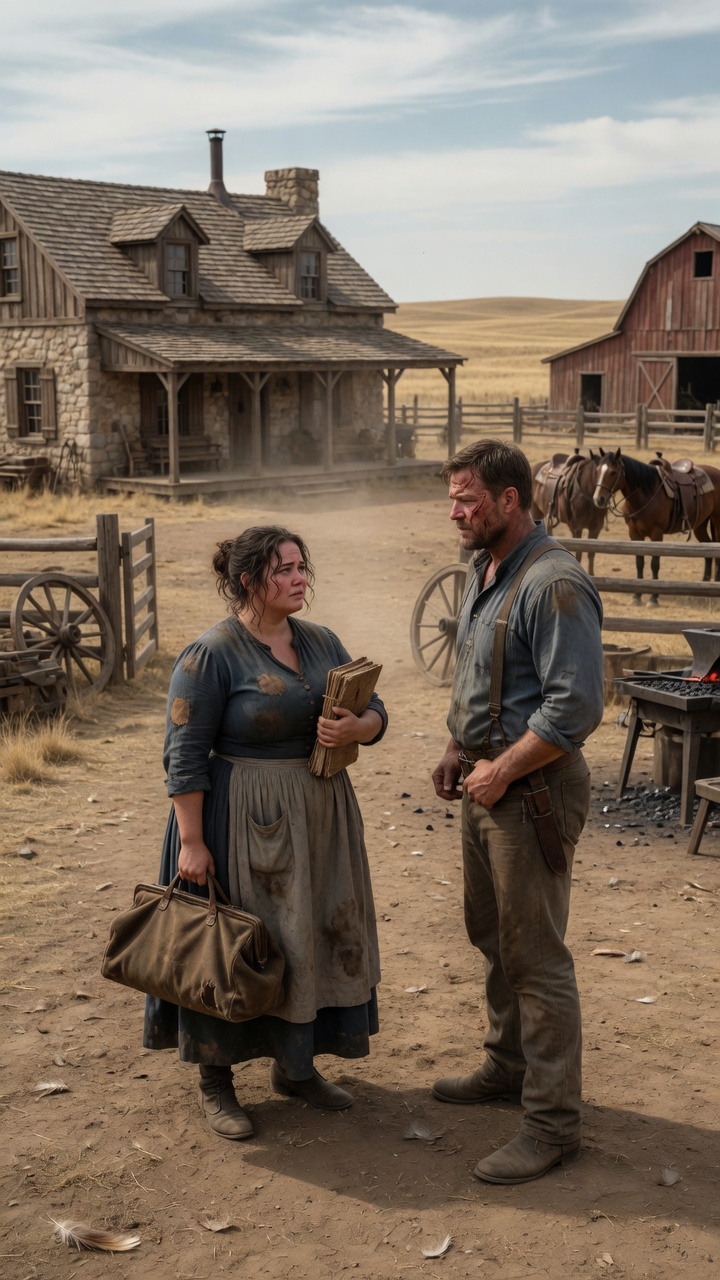 I’m Too Fat to Be Loved… But I Can Cook,” the Settler Girl Told the Giant Rancher