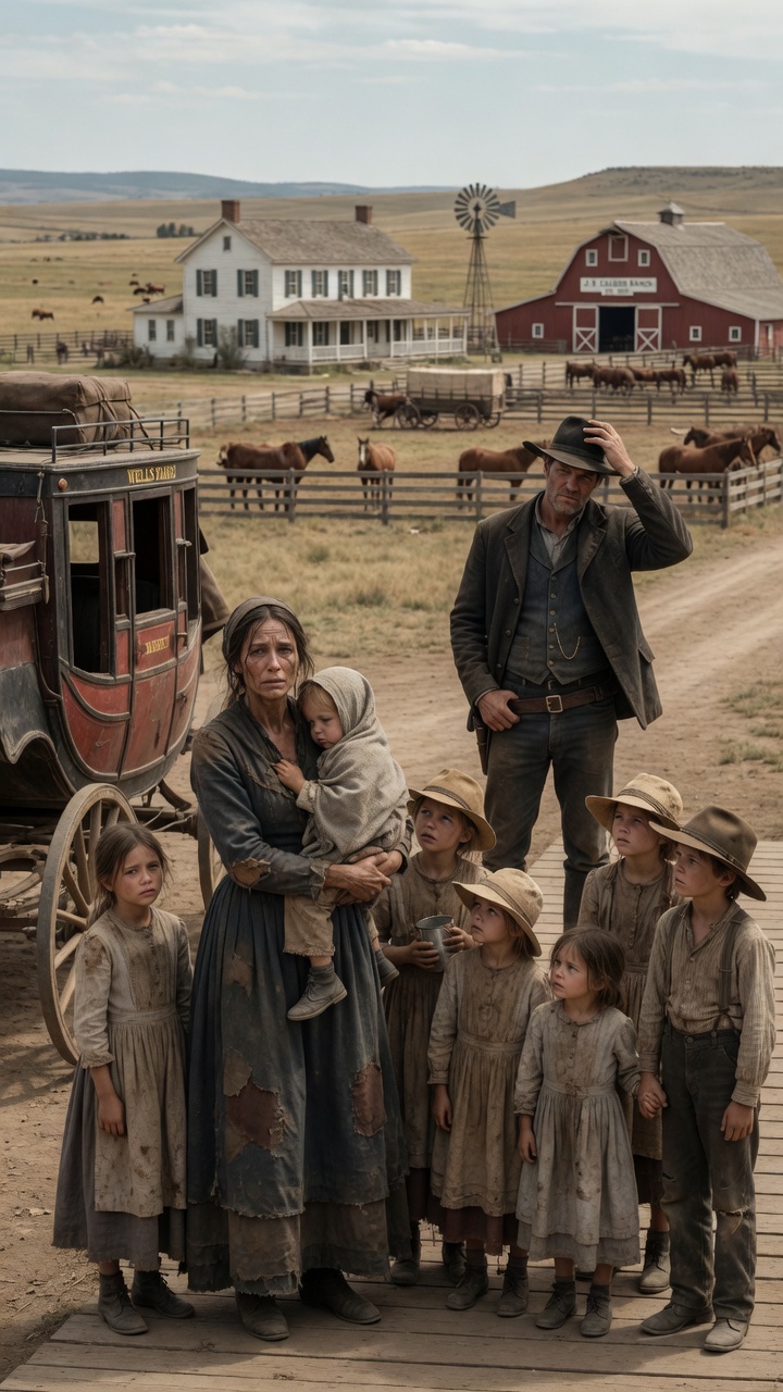 A Starving Widow With 9 Children Married a Stranger for Food — Then She Saw What He Truly Owned