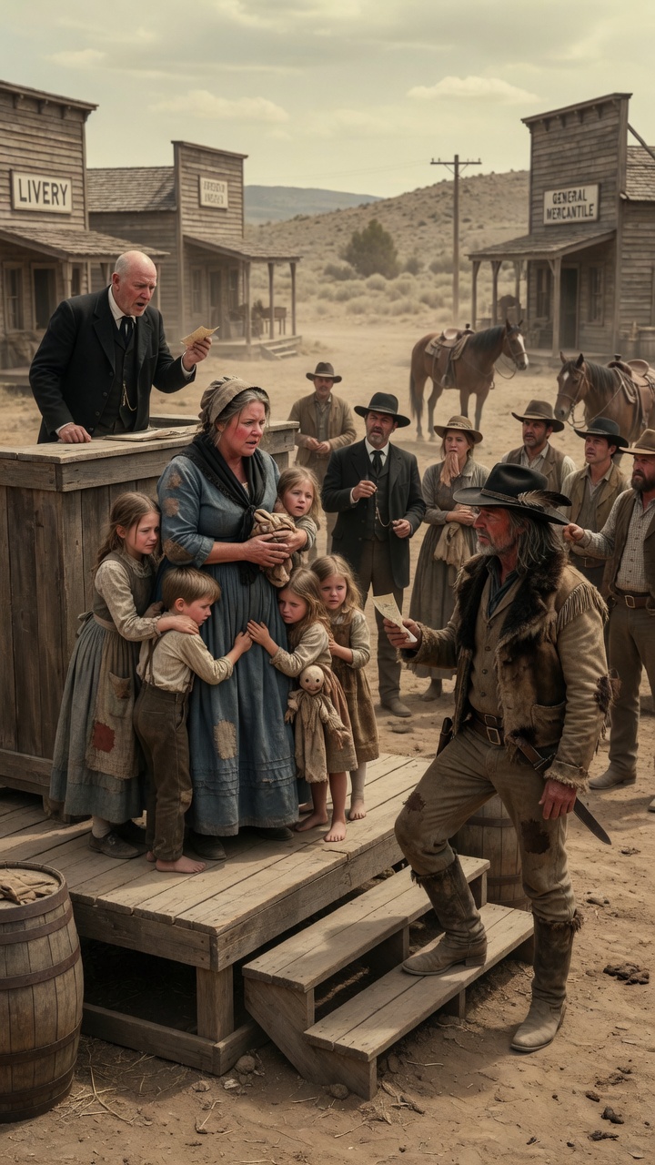 “I’ll Take Her! And All 7 of Her Children”— The Mountain Cowboy’s Choice Stunned the West