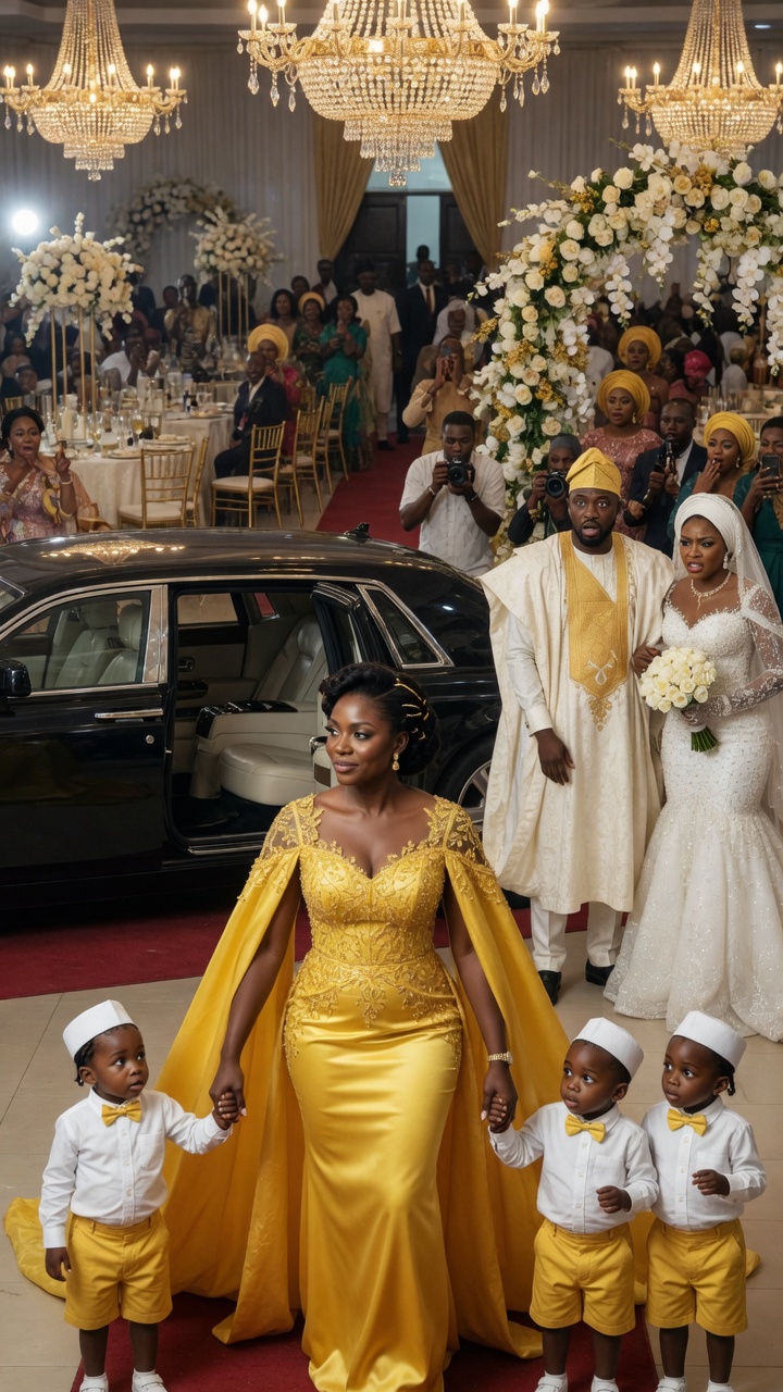 He Invited His ‘Barren’ Ex-Wife to His Wedding… But She Arrived With TRIPLETS