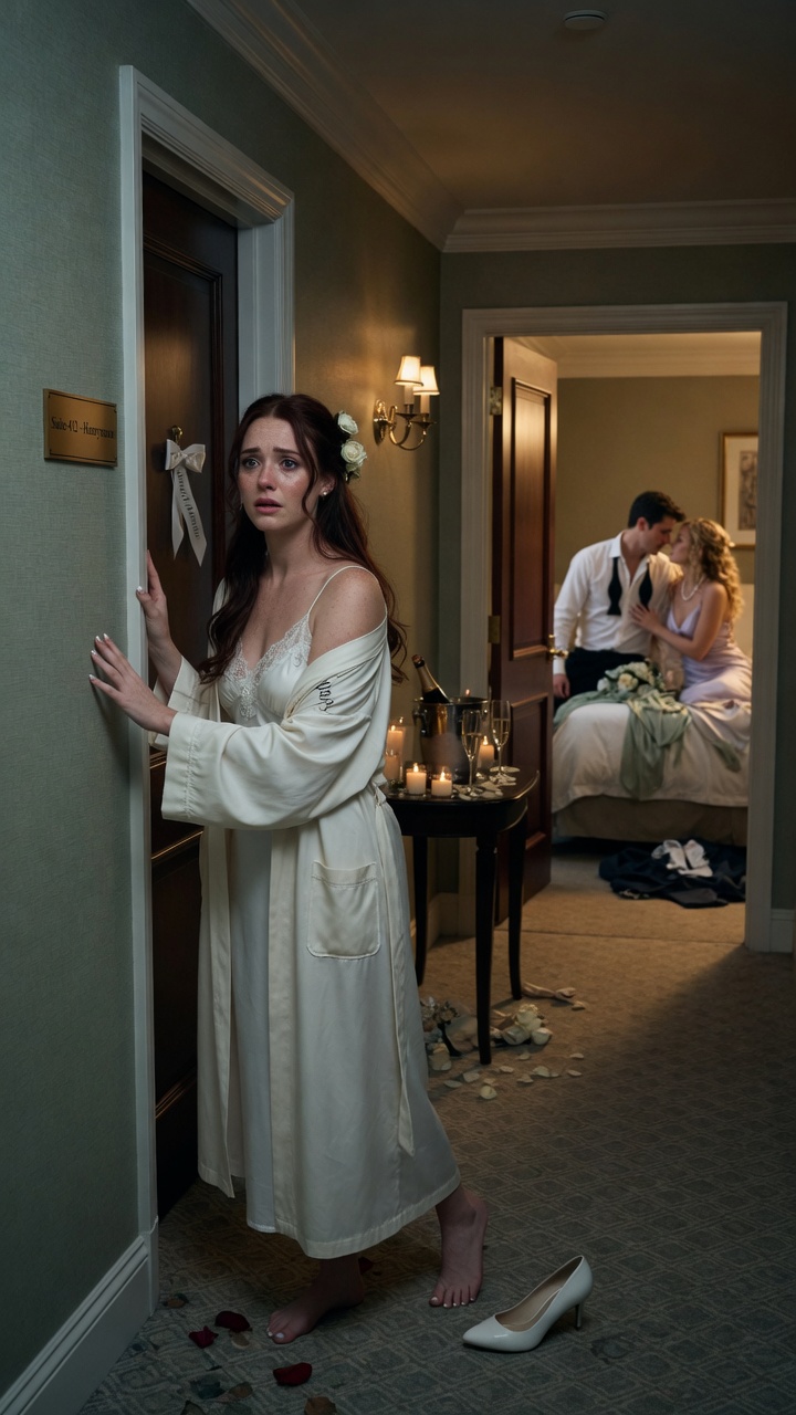 He Left Me Alone On Our Wedding Night, and At Midnight I Heard Shocking Sounds…