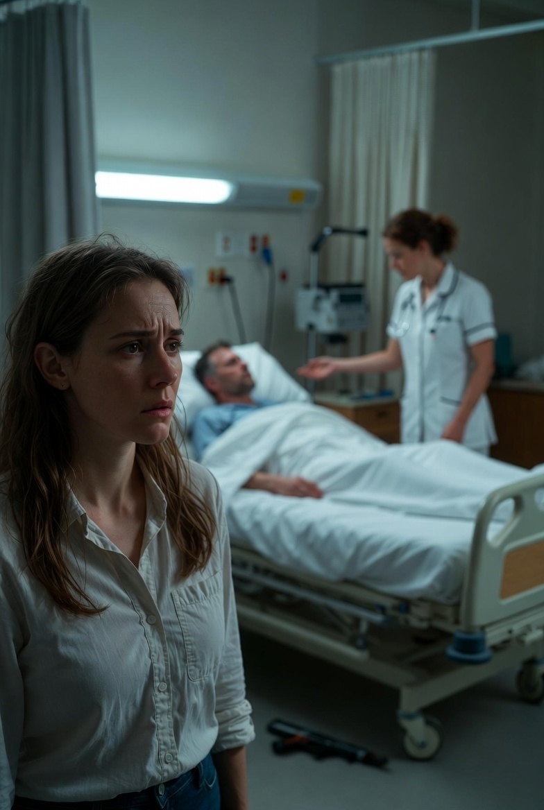Nurse Secretly Told Me to Look Under My Husband’s Hospital Bed — What I Found There Made Me Call the Police