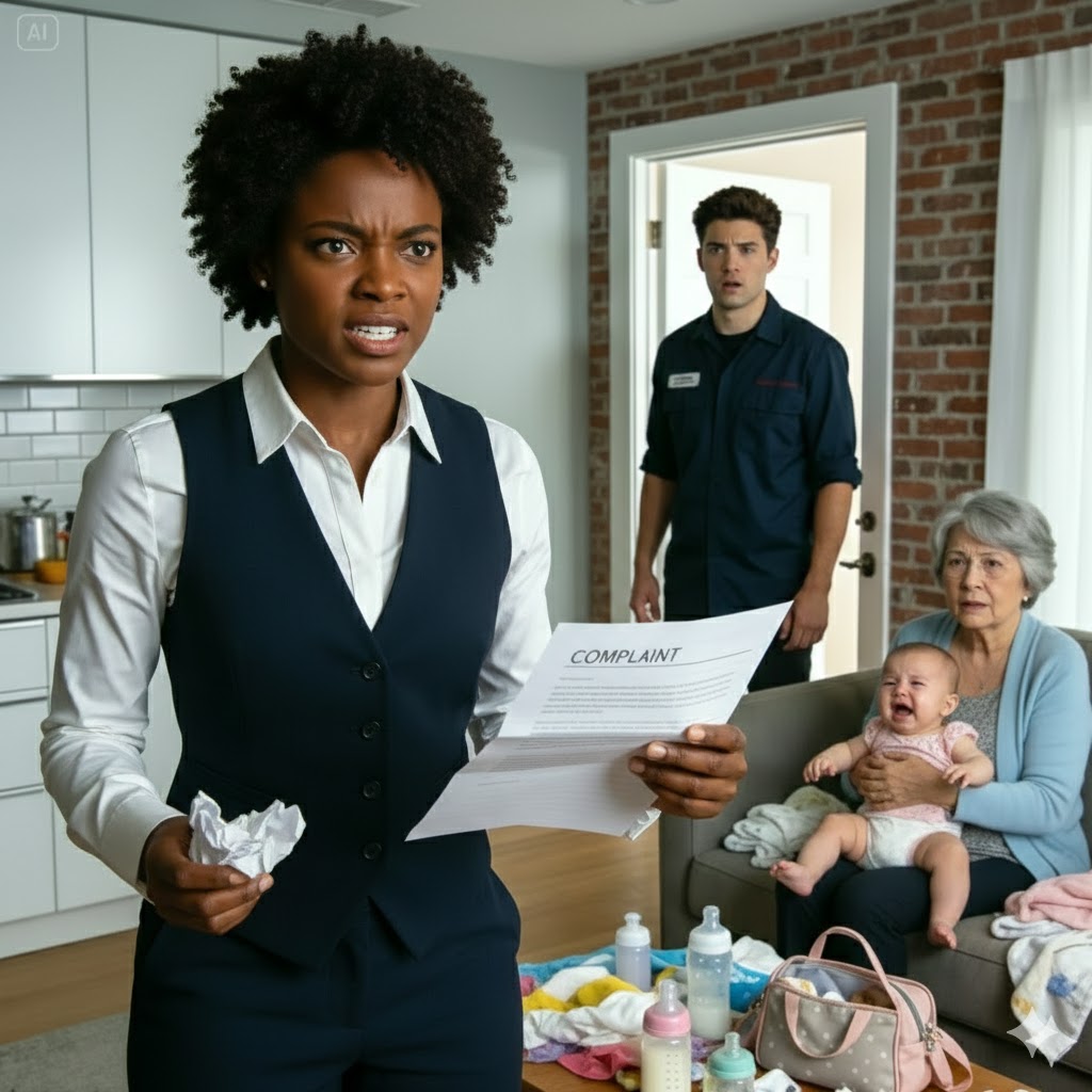 There was a handwritten note in my apartment mailbox: “Your baby’s crying during the day is too loud. Please keep it quiet.” I froze because I don’t have a baby, and during the day both my husband and I are at work. No one should be home. Feeling uneasy, I left work early and went back to the apartment, and the moment I opened the door…