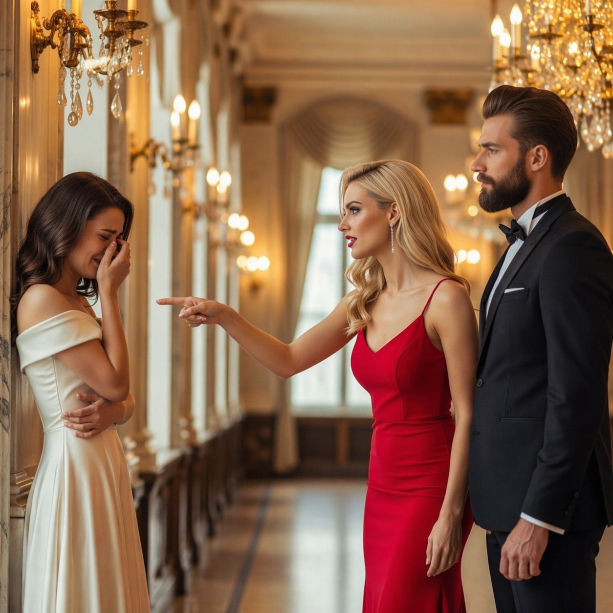 Mistress Mocked The Crying Wife — Shock Fell When Her Billionaire Family Arrived At Gala