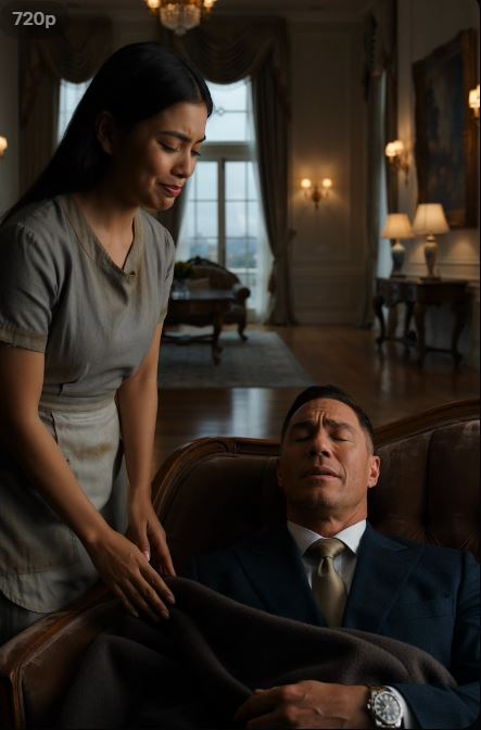 A billionaire pretended to be asleep to test his new employee, a victim of poverty, and was shocked when she whispered, “This weight is too much to carry alone,” unaware that he was listening to her every secret.