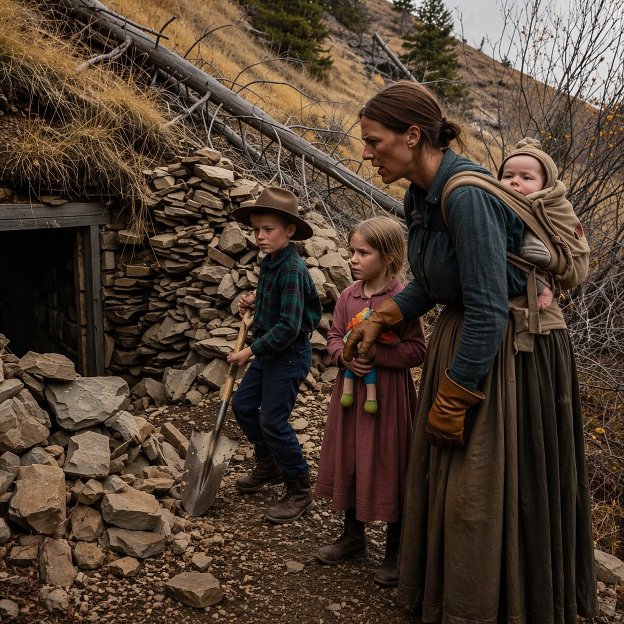 Thrown Out With Three Children She Found a Collapsed Mine — What She Built Inside Changed Everything