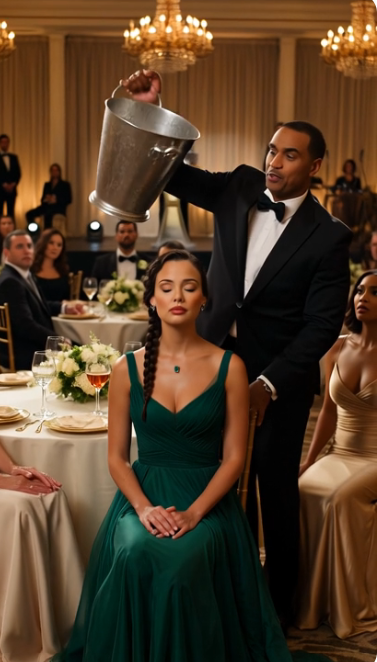HUSBAND DUMPED AN ICE BUCKET ON WIFE’S HEAD AT THE GALA & HIS MOTHER CLAPPED—BUT THE CEO ON STAGE..