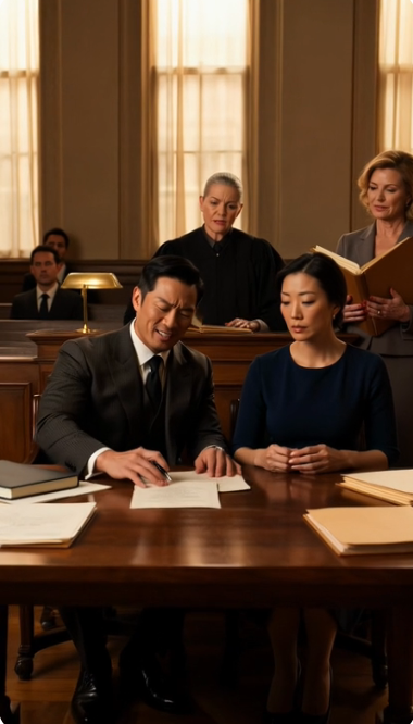 He Signed The Divorce Papers Mocking Me… Until The Judge Read My Father’s Will Out Loud