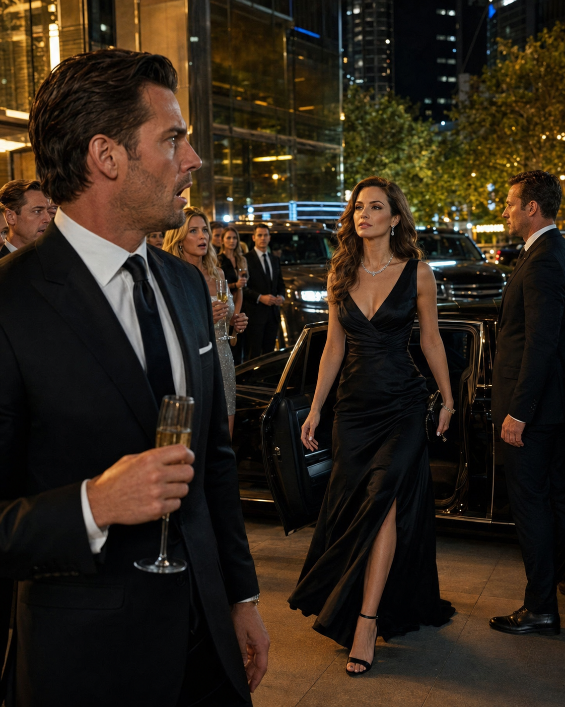HE INVITED HIS POOR EX-WIFE 2 HIS PROMOTION PARTY TO MOCK HER, BUT SHE ARRIVED IN LIMOUSINE & CONVOY