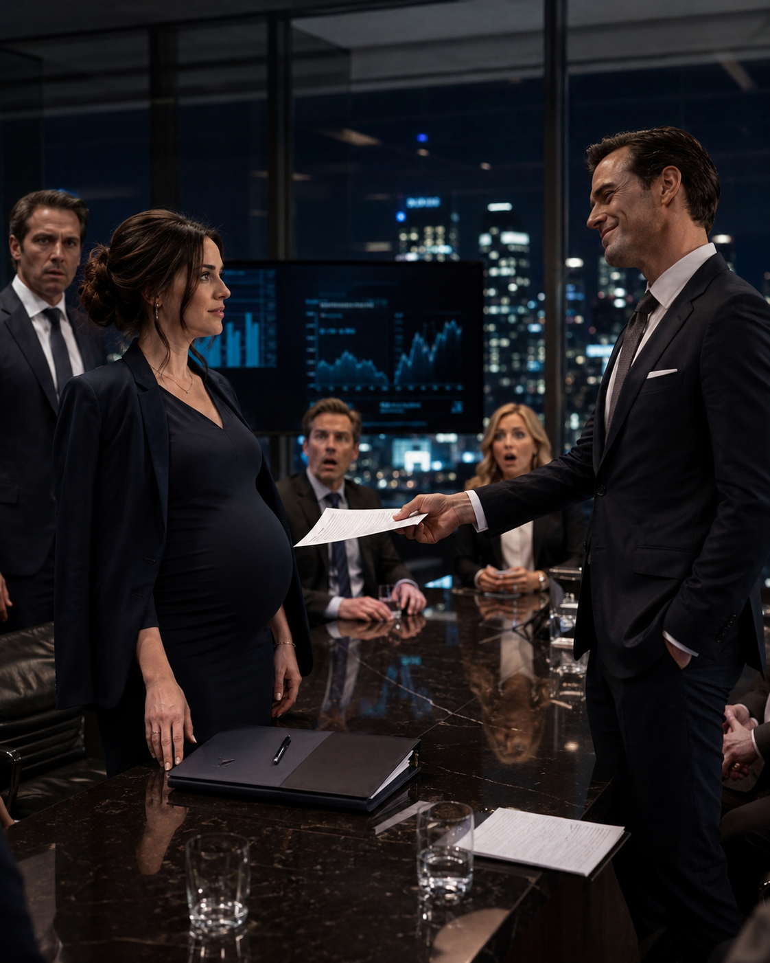 Unaware His Pregnant Wife Just Signed A $1B Deal, He Serves Her Divorce Papers Minutes After She