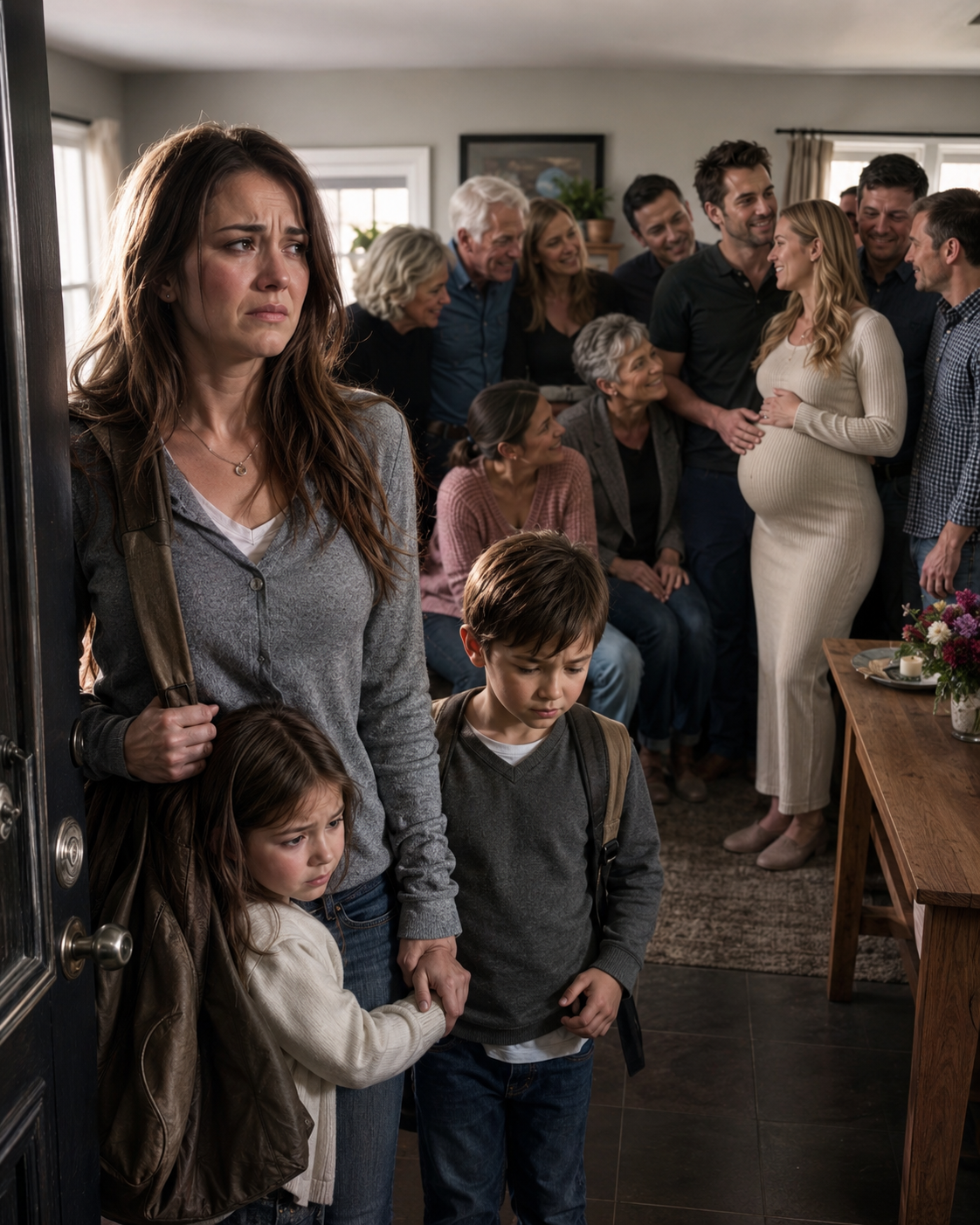 Divorced, I Left With My Kids 😒Meanwhile, My Ex’s👥Family Of Seven Awaited His Mistress’s Ultrasound…