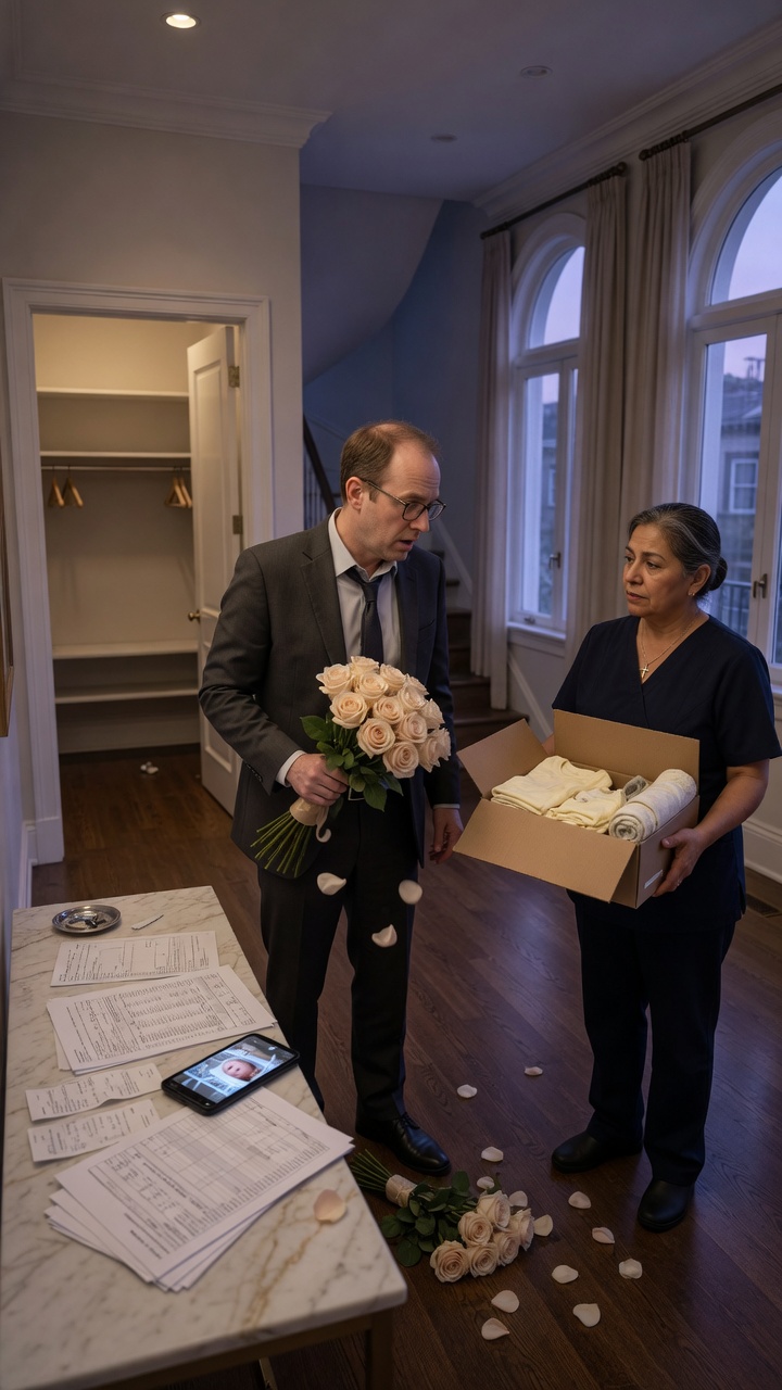 He Returned From A Trip With His Mistress💋Holding A Bouquet💐To See His Postpartum Wife🤱But Then…😱🚨