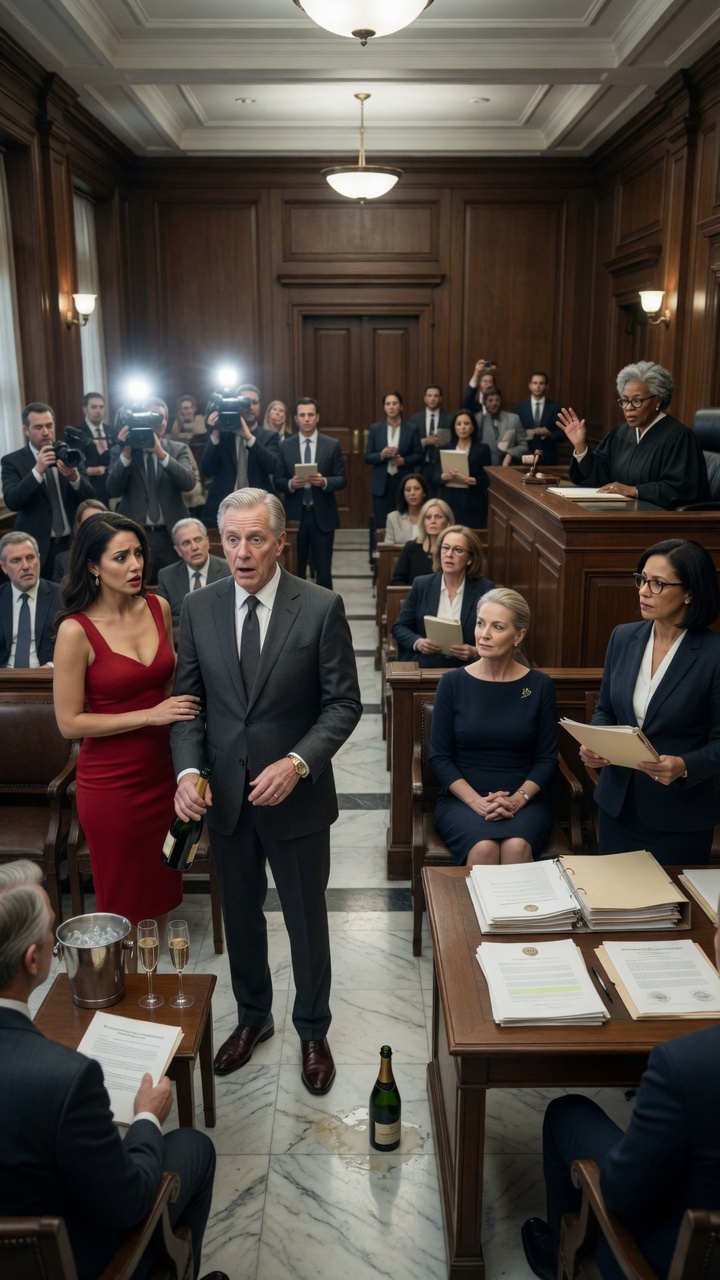 HE CAME TO COURT WITH HIS MISTRESS — BUT FROZE WHEN THE JUDGE SAID: “IT ALL BELONGS TO HER”….