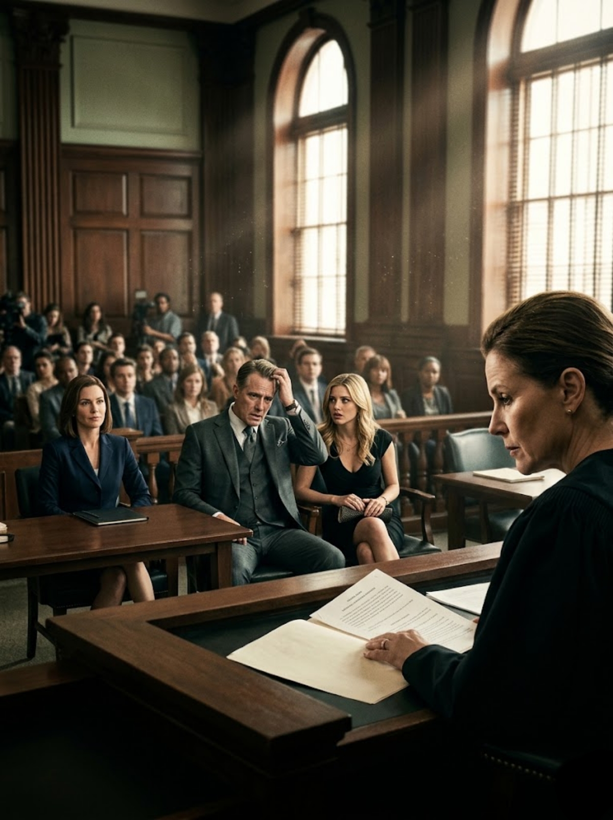 THE BILLIONAIRE BROUGHT HIS MISTRESS TO COURT TO WATCH HIS WIFE LOSE… BUT THE JUDGE READ ONE HIDDEN CLAUSE AND DESTROYED HIS EMPIRE
