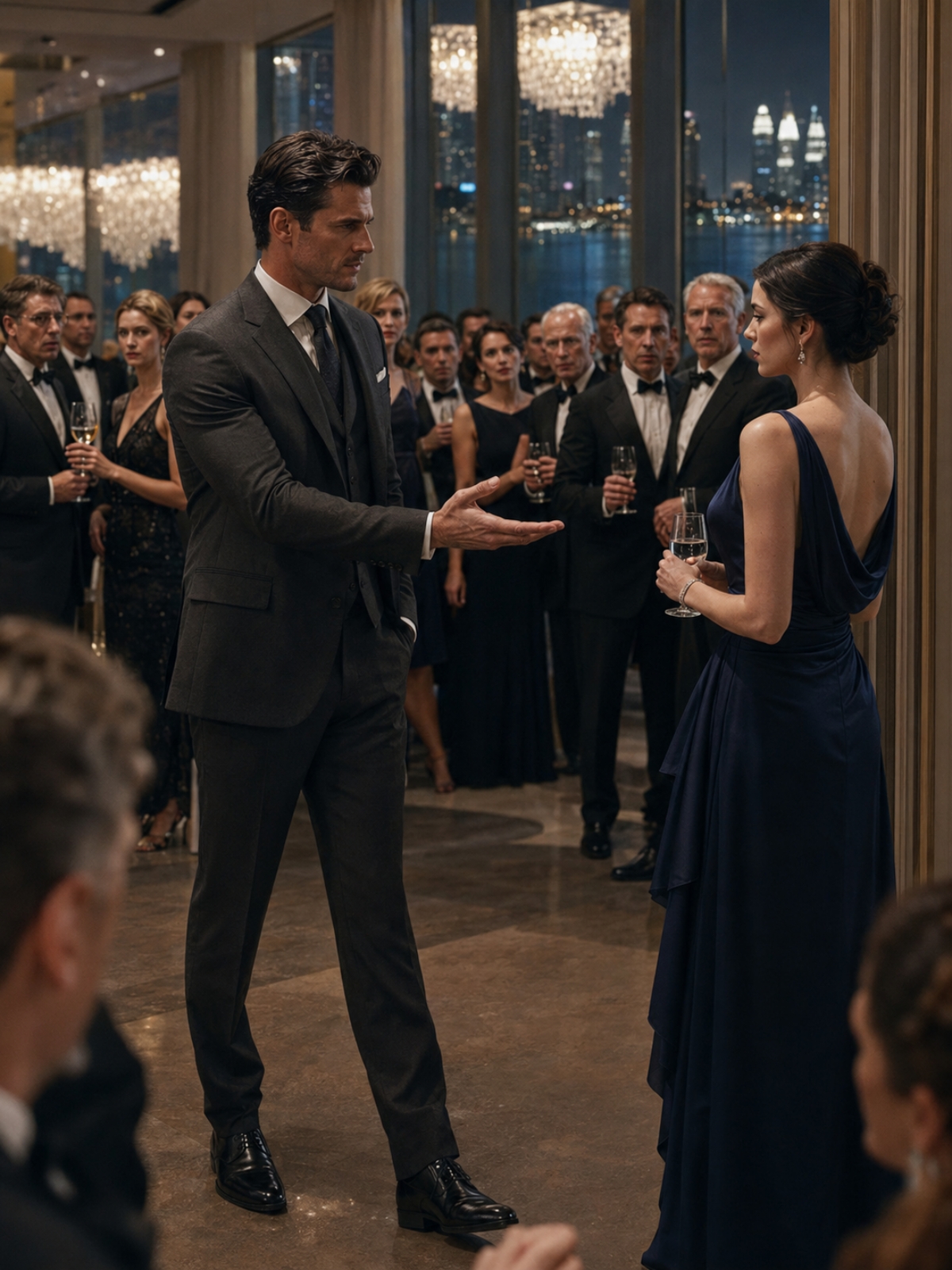 THE ENTIRE BALLROOM PRETENDED SHE DIDN’T EXIST—UNTIL THE FIRM’S MOST POWERFUL MAN CROSSED THE FLOOR, TOOK HER HAND, AND EXPOSED EVERYTHING THEY WERE AFRAID TO SAY OUT LOUD
