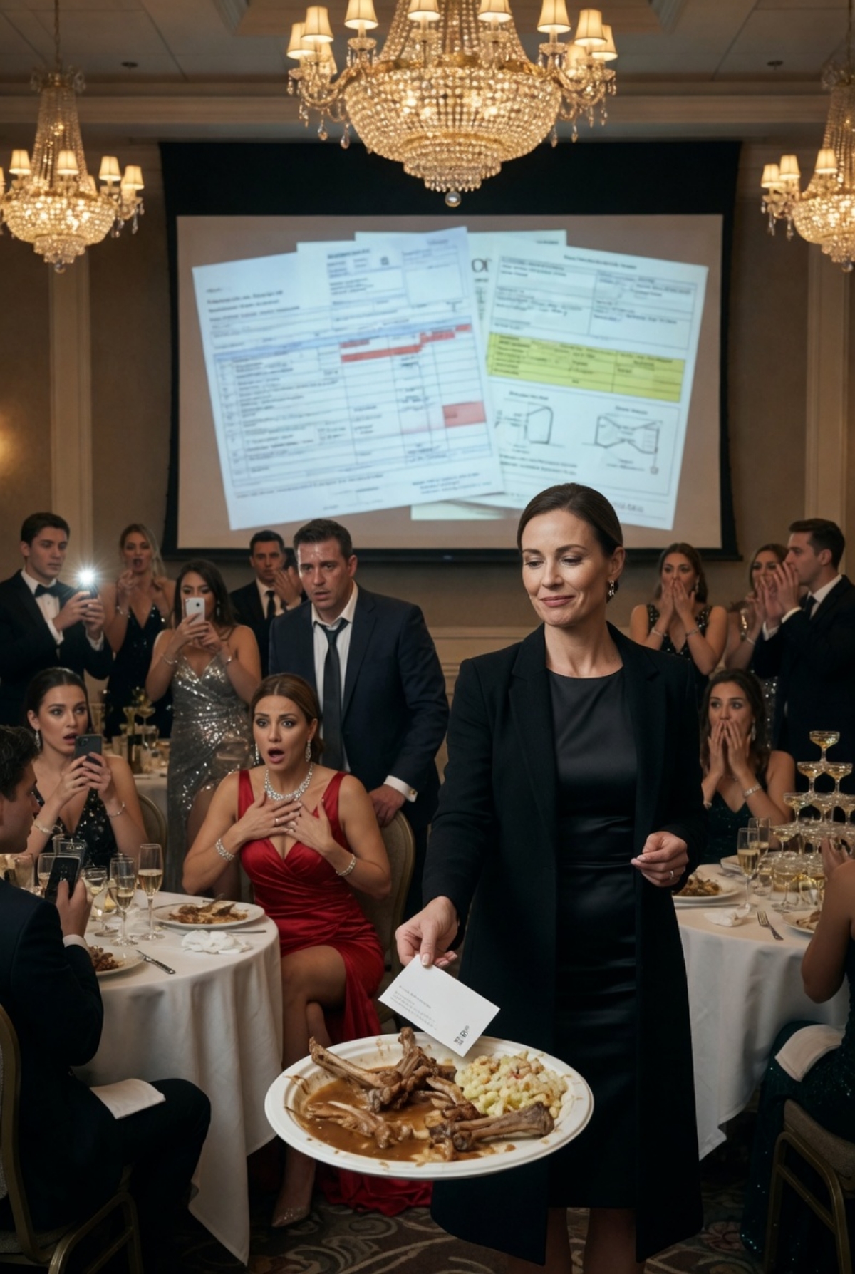 SHE SHOVED LEFTOVERS AT THE “POOR GIRL” SHE BULLIED—THEN READ MY BUSINESS CARD AND REALIZED I CAME TO DESTROY HER