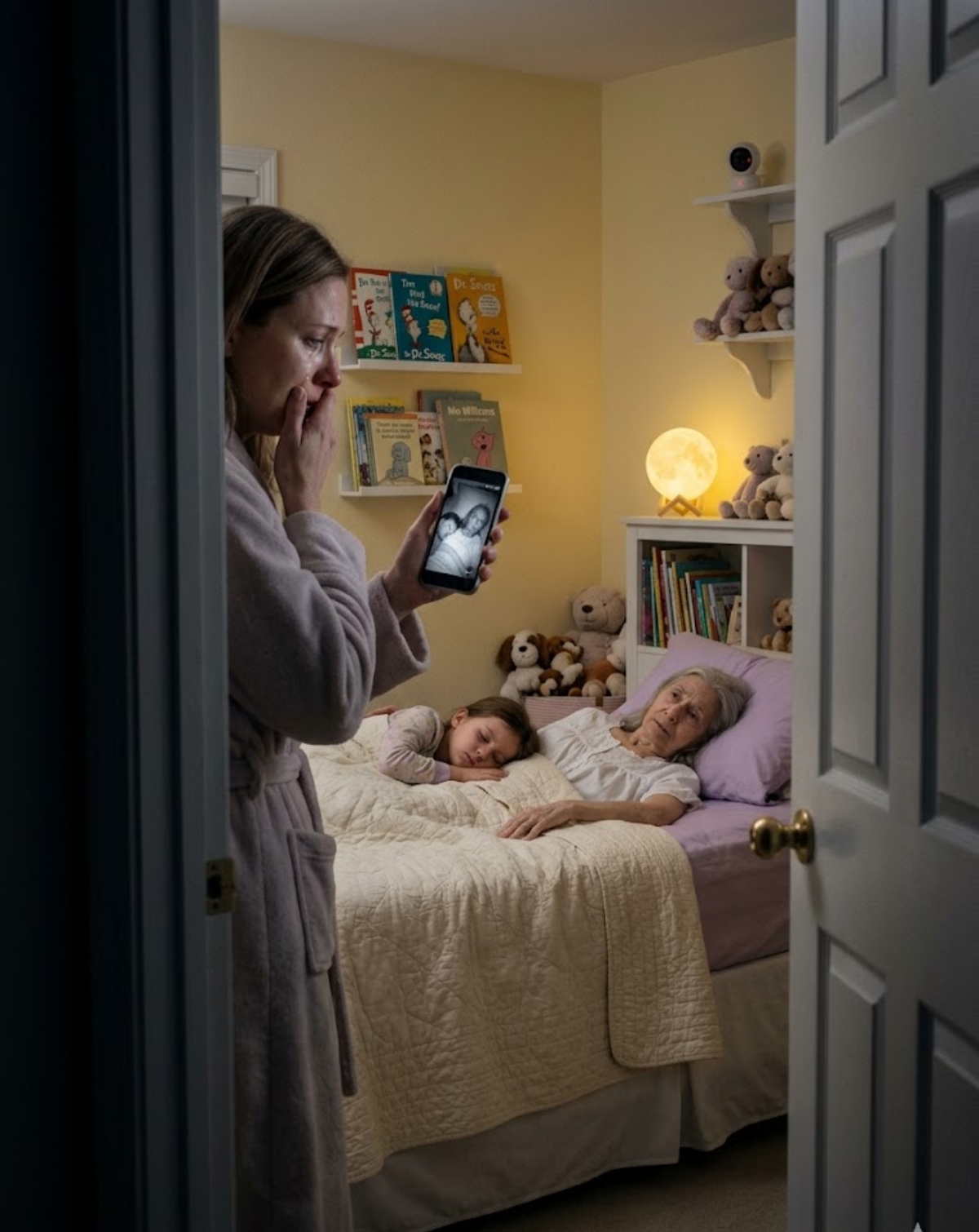 MY DAUGHTER SAID HER BED FELT “TOO SMALL” EVERY MORNING—THEN I CHECKED THE CAMERA AT 2 A.M. AND SAW WHO WAS CLIMBING IN BESIDE HER