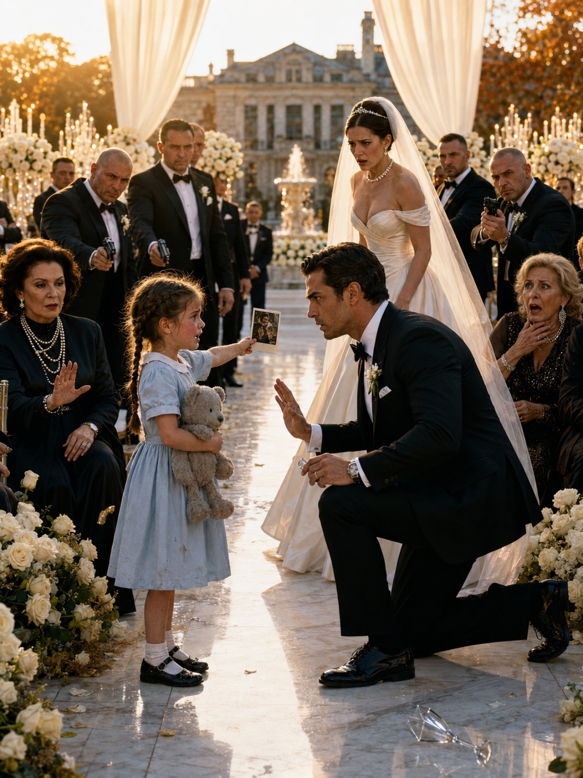 THE LITTLE GIRL STOPPED THE MAFIA WEDDING AND SAID, “DON’T MARRY HER—SHE KILLED MY DADDY”