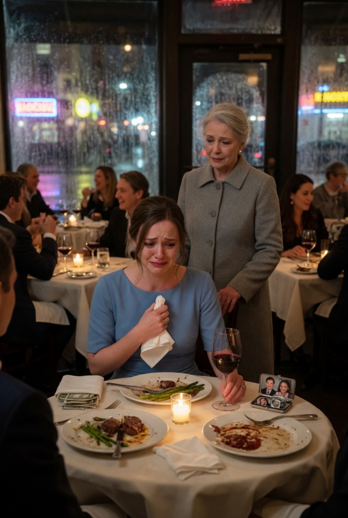 THE WIDOW WENT ON ONE DATE AND WAS LEFT ALONE AT THE TABLE—THEN HER DEAD HUSBAND’S MOTHER WALKED IN AND SAID, “NOW YOU’RE READY TO LIVE AGAIN”