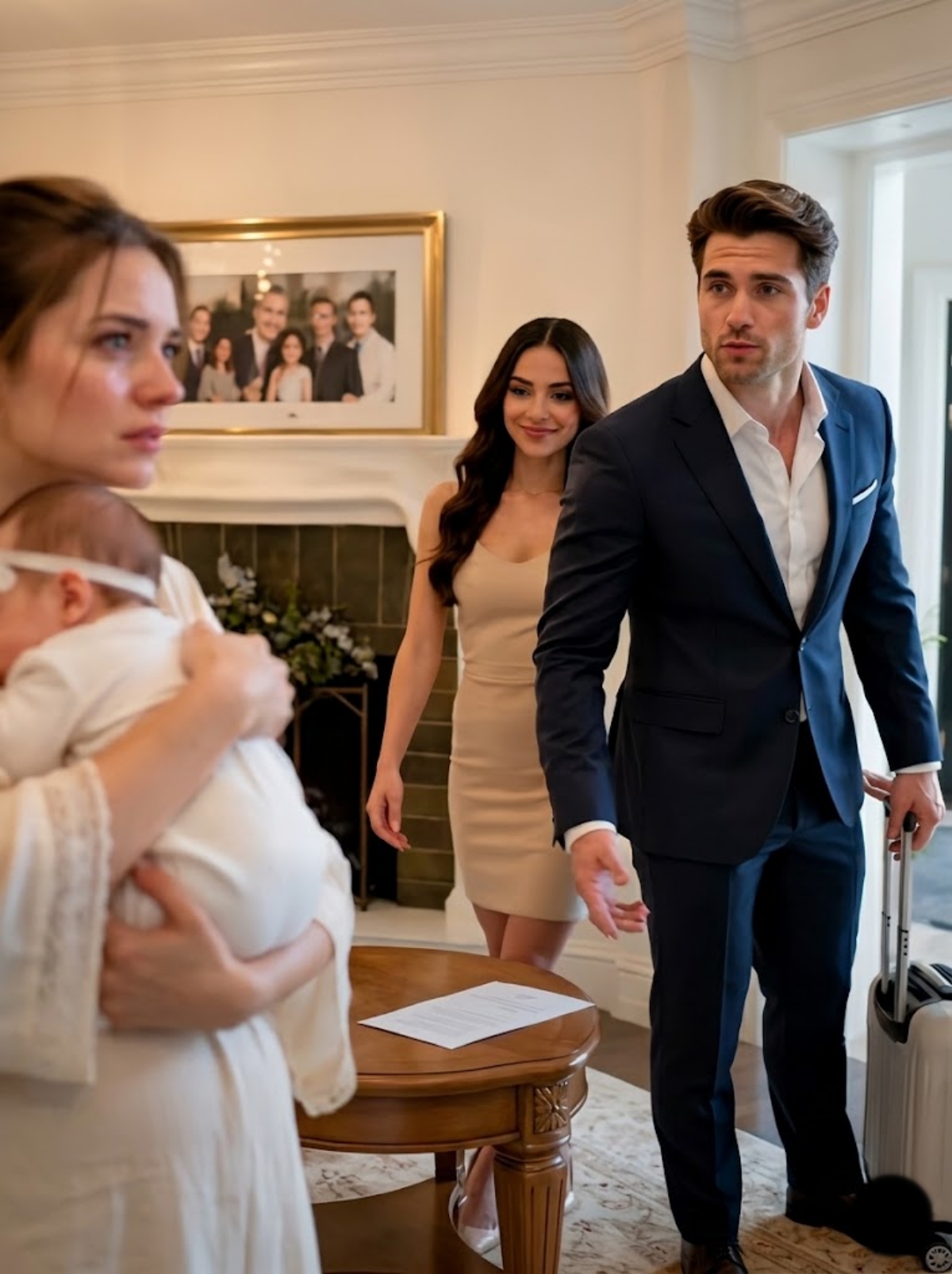 MY HUSBAND BROUGHT HIS MISTRESS HOME AFTER I GAVE BIRTH — THEN HE FOUND OUT THE HOUSE, THE COMPANY, AND THE FUTURE WERE NEVER HIS
