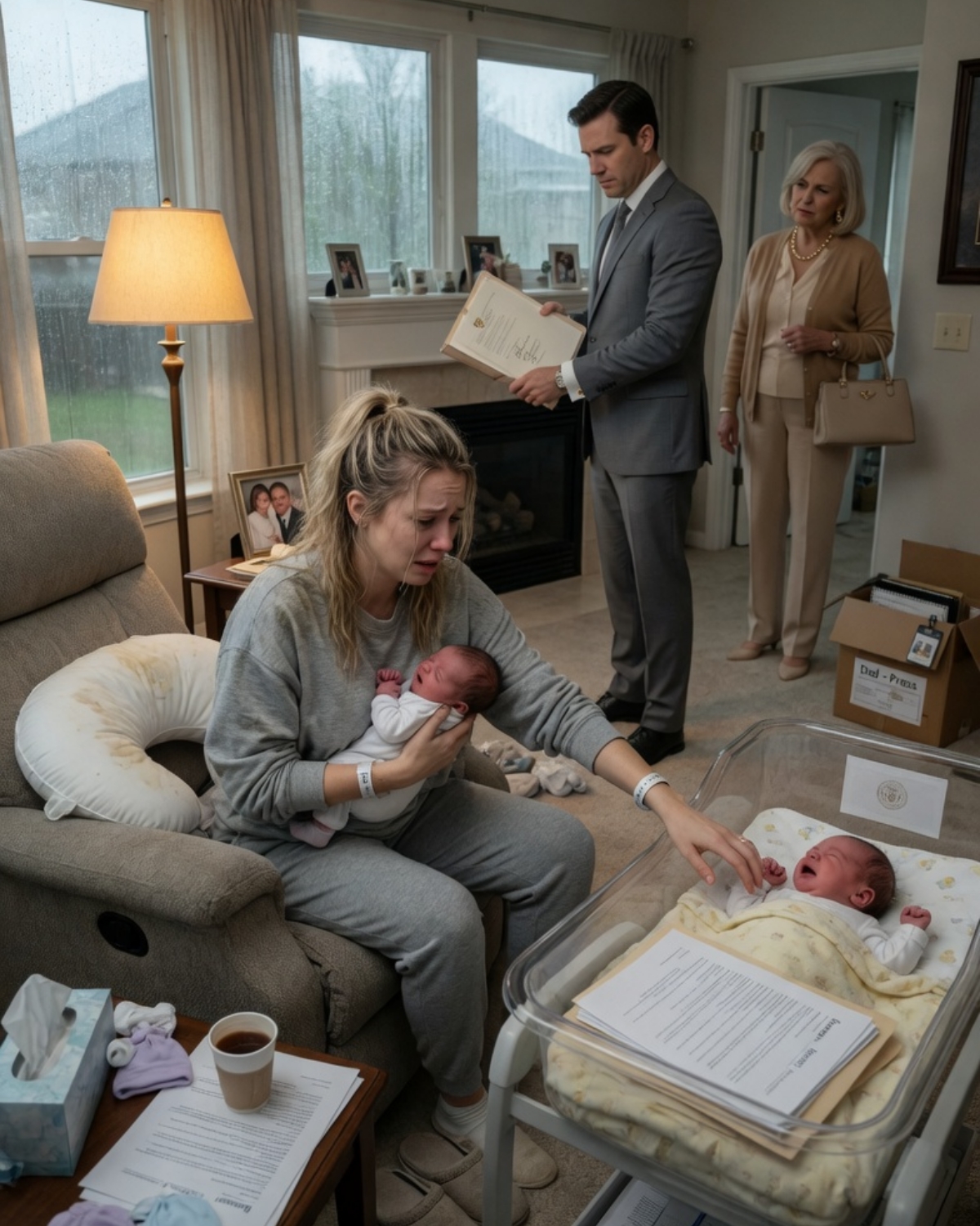 MY HUSBAND PUT DIVORCE PAPERS ON OUR NEWBORN TWINS’ BLANKET — SIX MONTHS LATER, HE SAW ME ON NATIONAL TV AND FINALLY UNDERSTOOD WHAT HE THREW AWAY