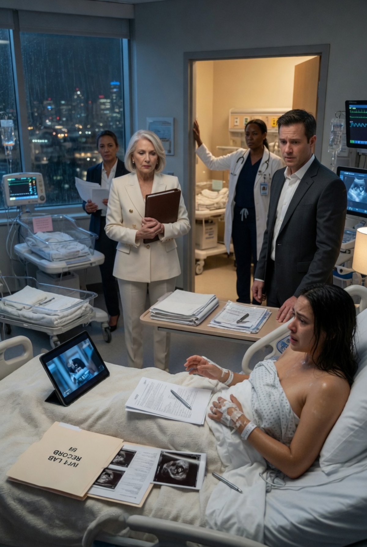 MY HUSBAND HANDED ME DIVORCE PAPERS AFTER I GAVE BIRTH TO OUR TWINS — THEN THE EMBRYO LAB CAMERA PROVED HIS FAMILY HAD PLANNED IT BEFORE I WAS EVEN PREGNANT