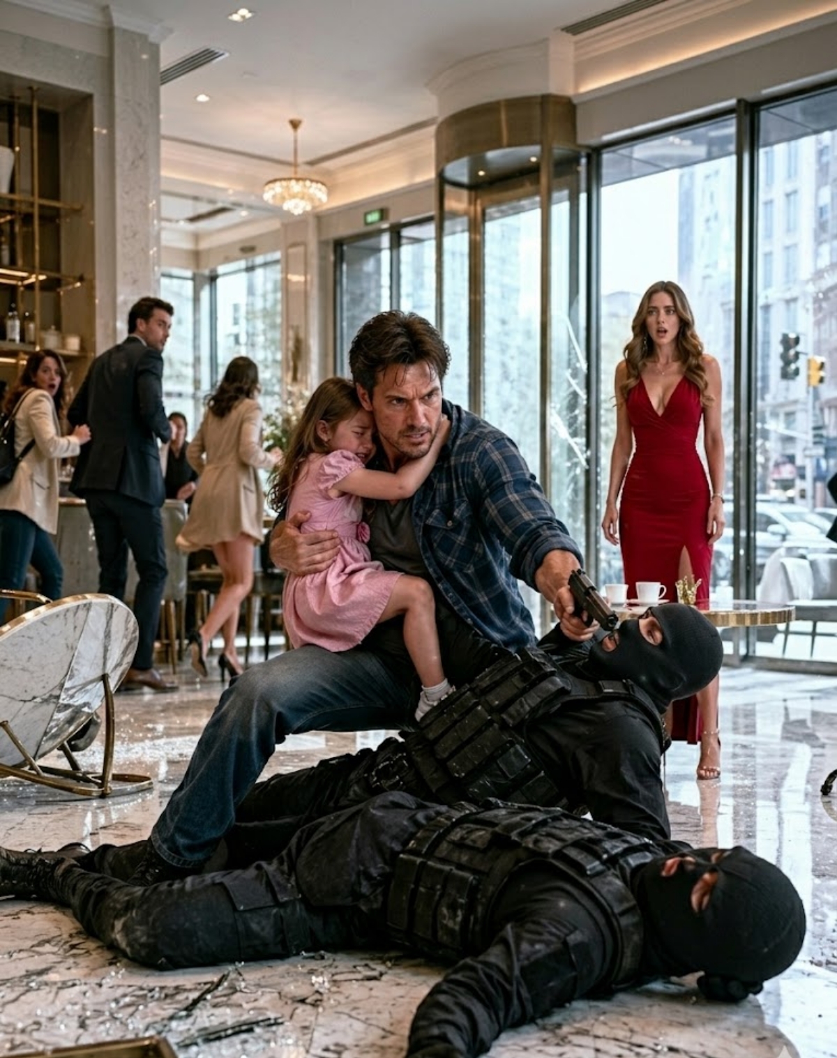 THEY LAUGHED WHEN MY DAUGHTER SPILLED HOT CHOCOLATE—THEN MERCENARIES STORMED IN AND LEARNED WHY I WAS CALLED A GHOST