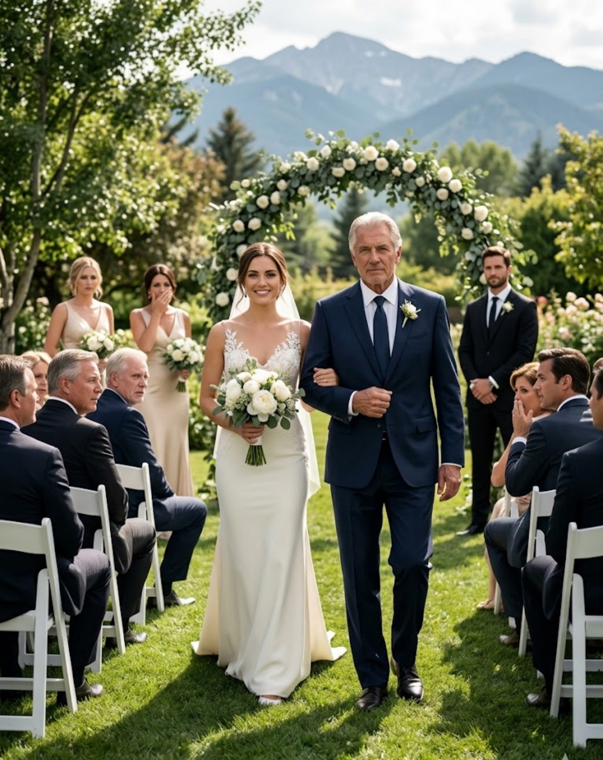MY FATHER REFUSED TO WALK ME DOWN THE AISLE BECAUSE MY SISTER FELT “OVERSHADOWED”—SO A BILLIONAIRE TOOK HIS PLACE AND DESTROYED THE MAN THEY CHOSE OVER ME