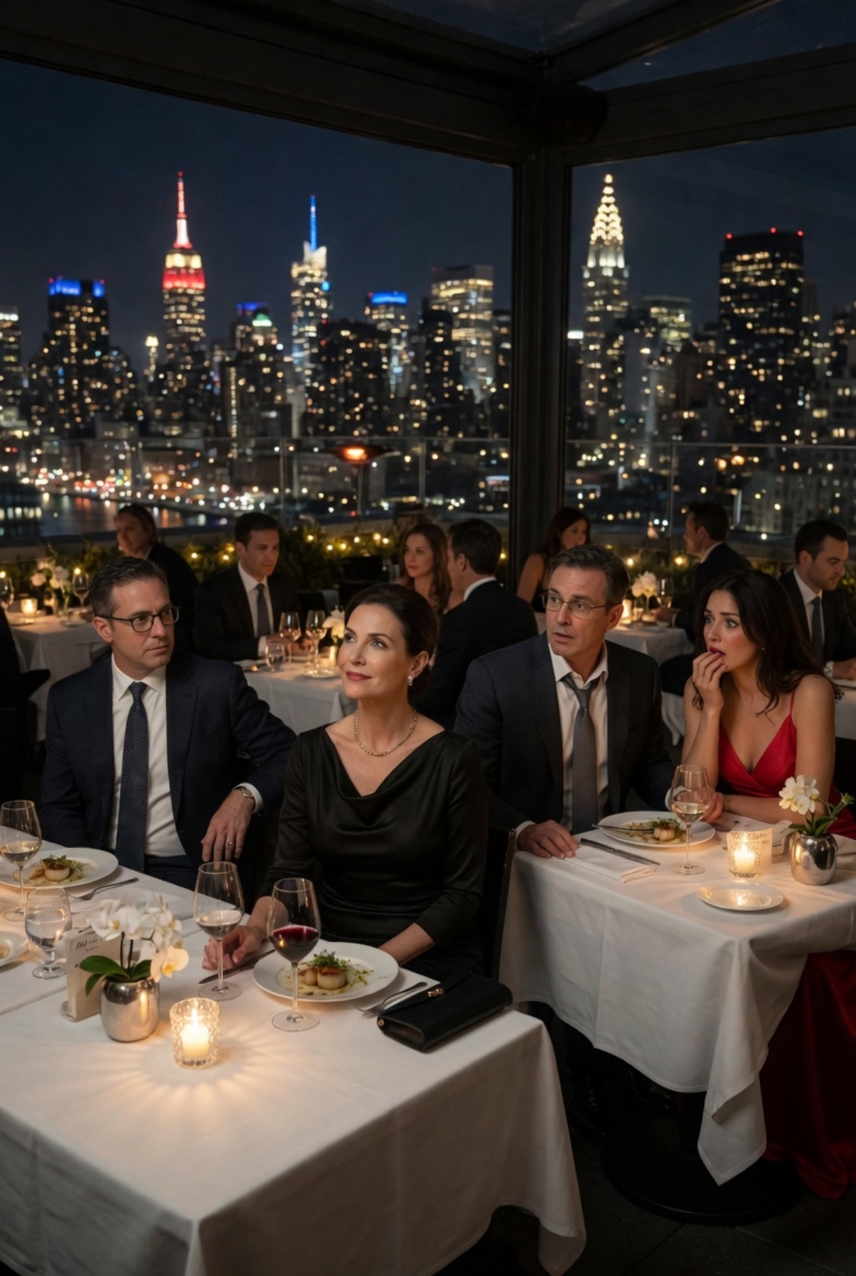HE SLID THE BLACK CARD TO HIS MISTRESS AND WHISPERED, “TONIGHT IS JUST FOR US” — BUT HIS WIFE WAS ALREADY SITTING ONE TABLE AWAY