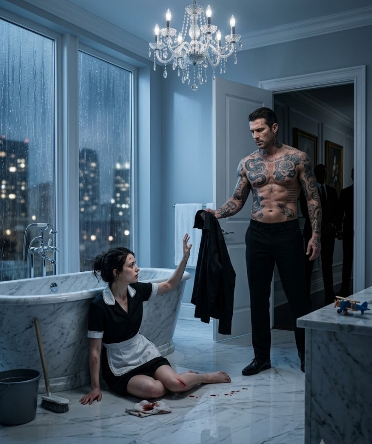 THE MAID WAS BLEEDING IN THE MOB BOSS’S PRIVATE BATHROOM—AND WHEN HE SAW THE BRUISES ON HER BODY, HE MADE A PROMISE THAT WOULD BURN BOSTON TO THE GROUND