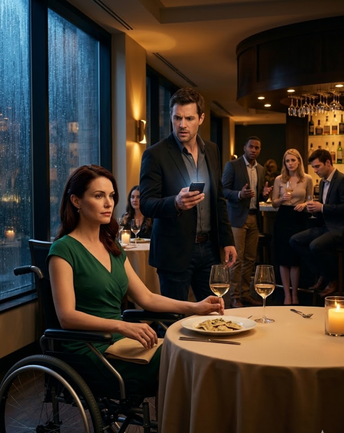 MY FRIENDS SET ME UP WITH A WOMAN IN A WHEELCHAIR TO TEST IF I WAS “DECENT”—BUT BY THE END OF DINNER, SHE WAS THE ONE TESTING WHETHER I WAS BRAVE ENOUGH TO LOVE HER