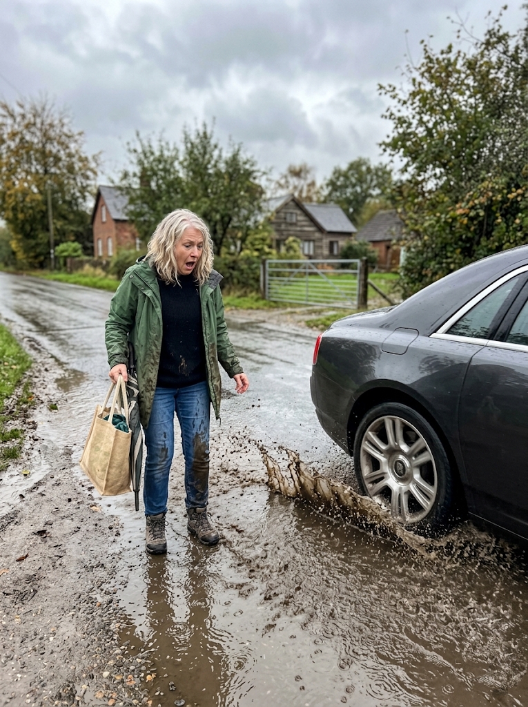 THE BILLIONAIRE’S SON LAUGHED AT THE OLD WOMAN HE COVERED IN MUD—BY MORNING, NO ONE REMEMBERED HIS FACE