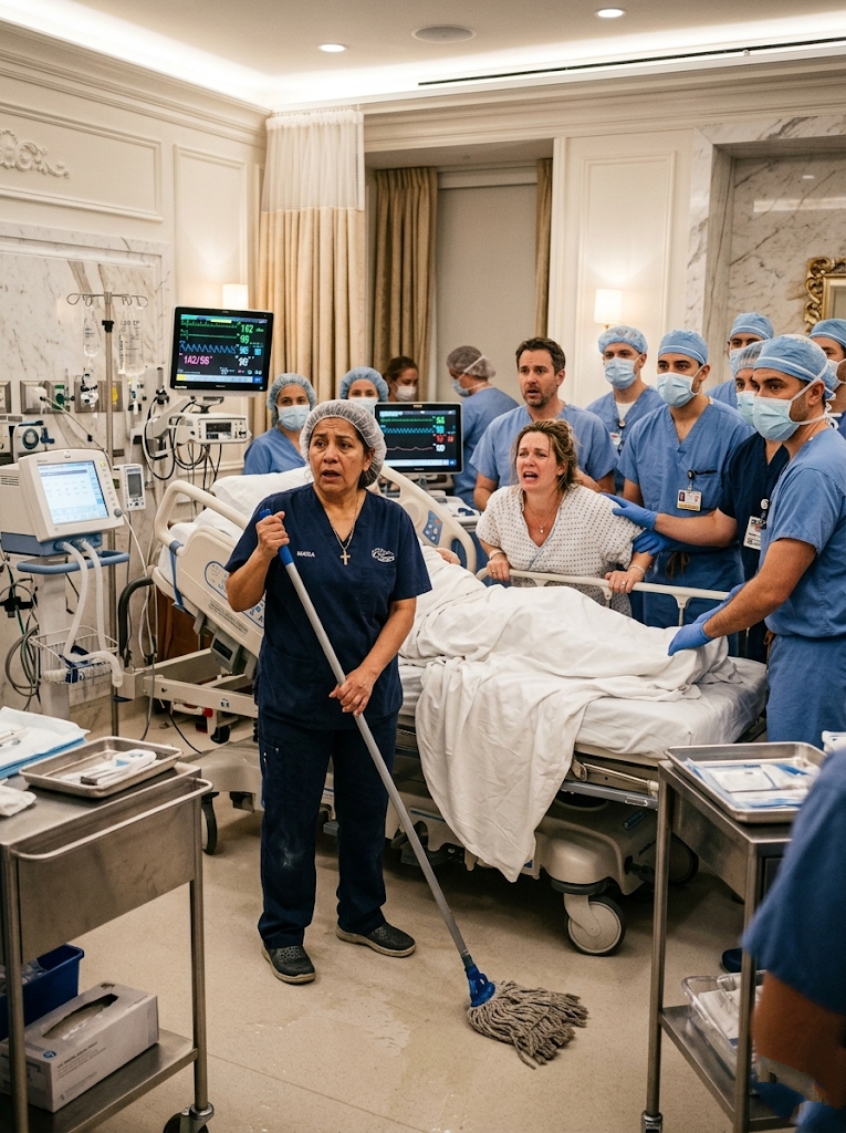 THE WOMAN WITH THE MOP KNEW WHAT TWELVE DOCTORS MISSED
