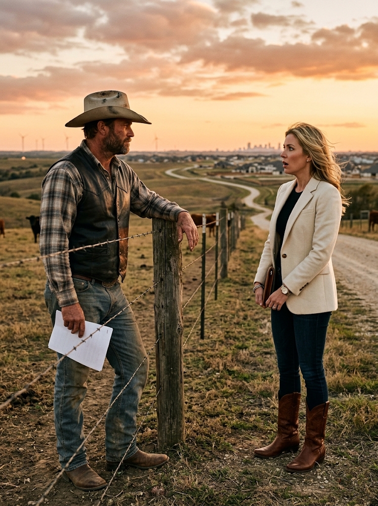 THE WOMAN WHO CALLED HIS RANCH A PARKING LOT DIDN’T KNOW HE OWNED THE WATER BENEATH HER EMPIRE