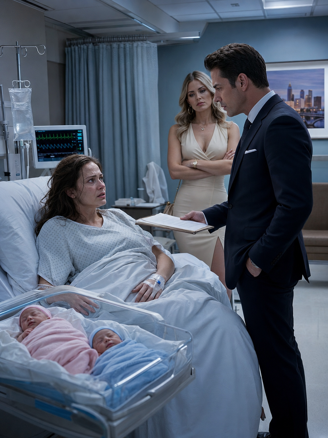 2 Days After Giving Birth, My Husband Tried to Take My Babies… He Had No Idea What I’d Do Next
