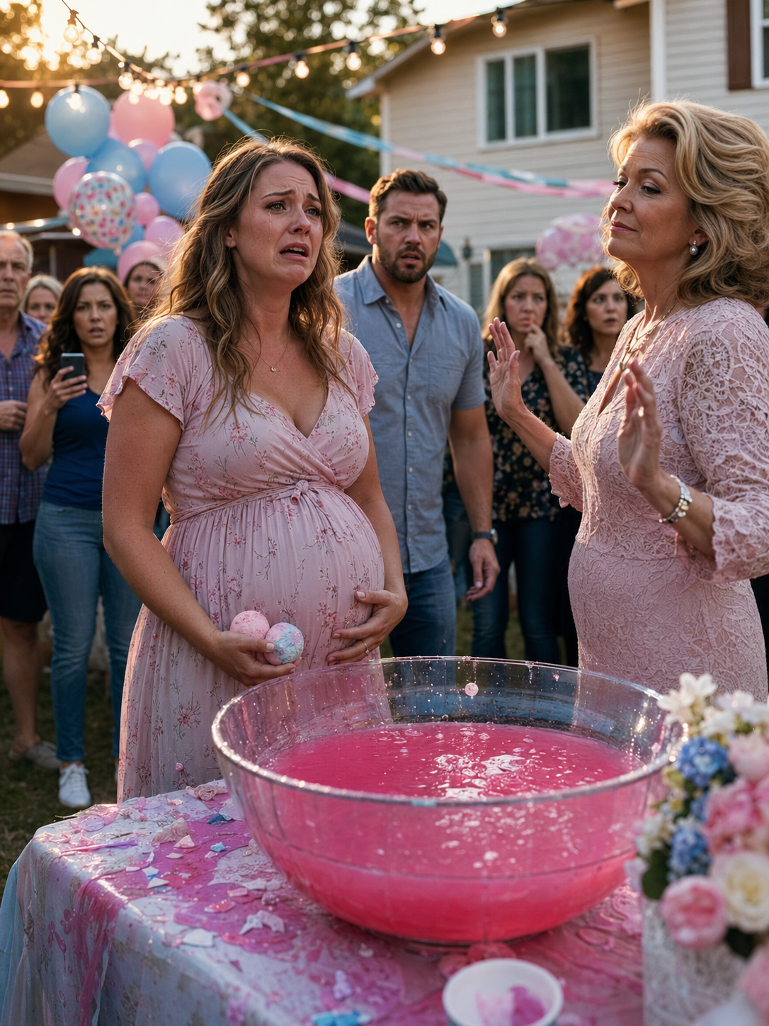 My mom “accidentally” ruined my gender reveal, then said, “You can have another baby.”