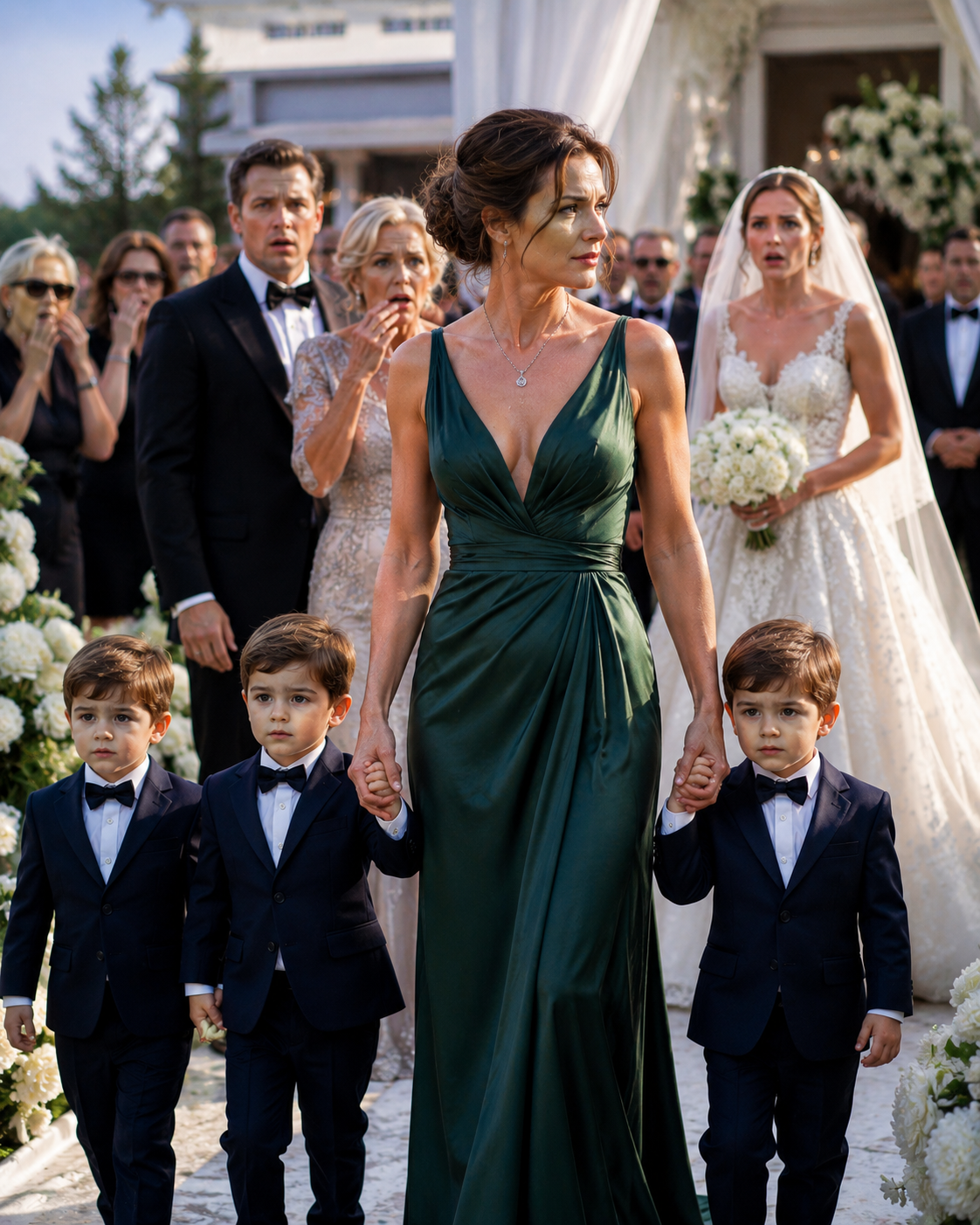 After 4 Years, My Ex-husband Invited Me To His Wedding To Mock Me. I Brought My 4-year-old Triplets.