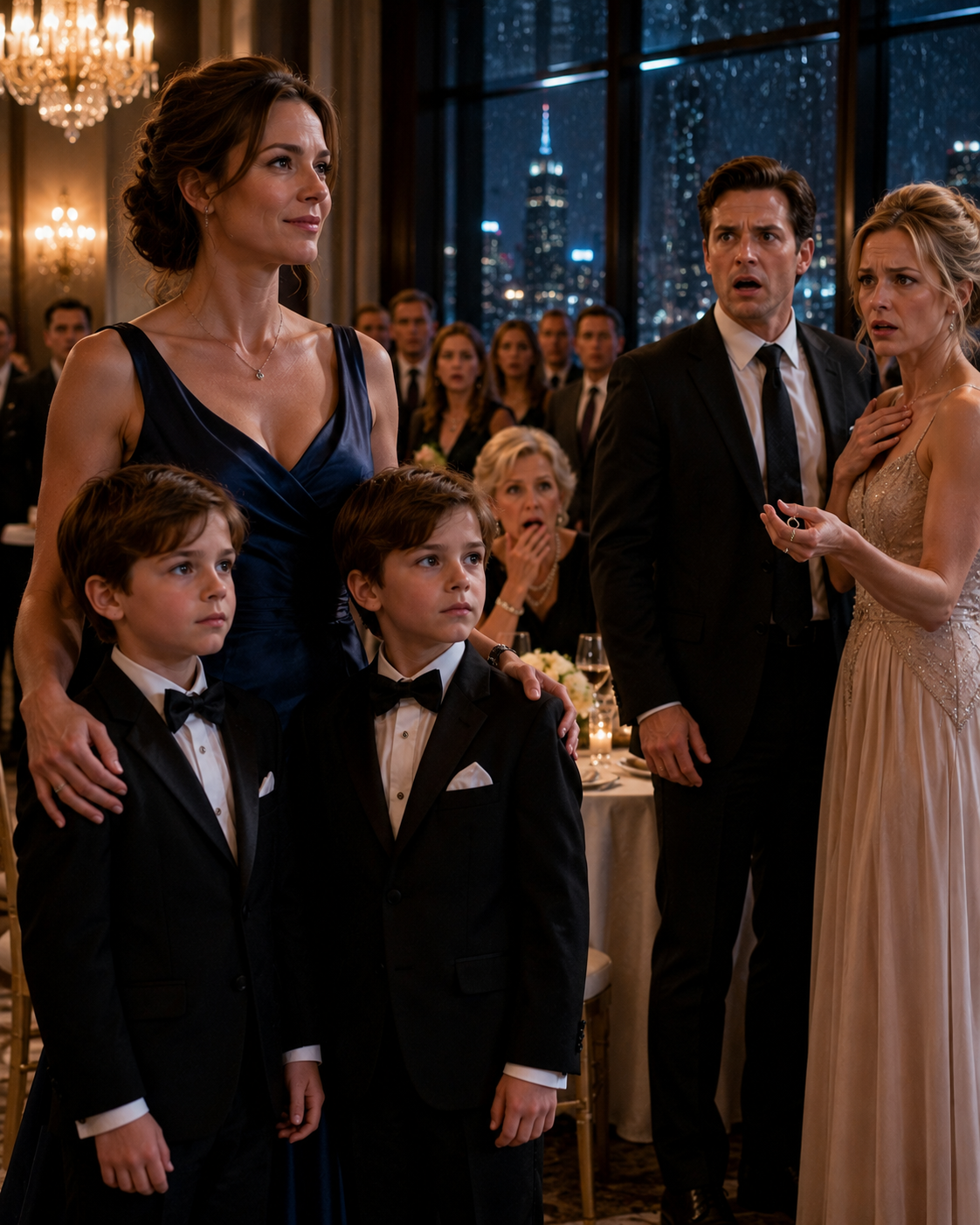 At My Ex’s Engagement Party, He Saw Our Sons For The First Time… And His Fiancée Found Out…