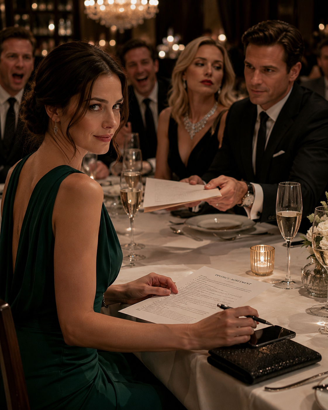 At Our Anniversary Dinner My Husband Handed Me Divorce Papers—Then I Smiled