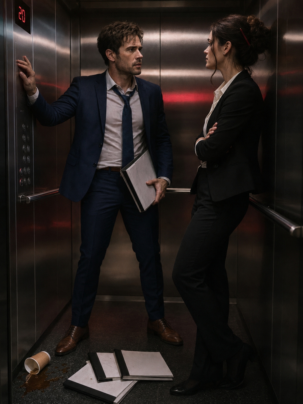 I GOT STUCK IN AN ELEVATOR WITH MY WORK RIVAL—THEN SHE LOOKED AT ME IN THE DARK AND SAID, “I’VE ALWAYS WANTED TO BE ALONE WITH YOU”