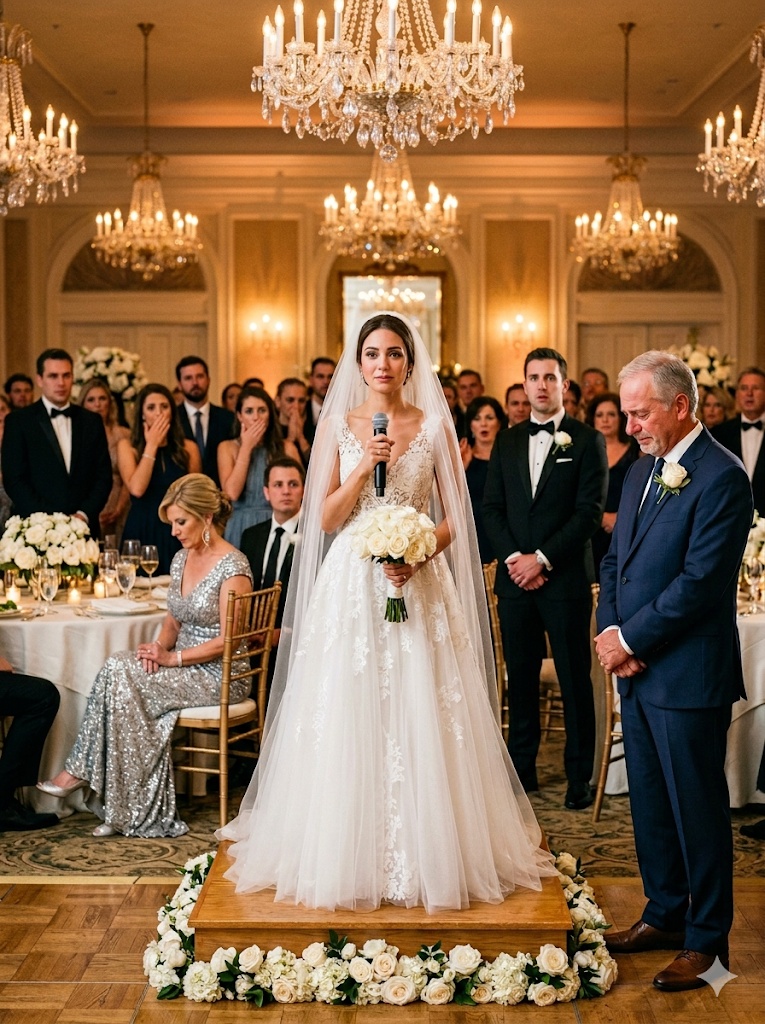 THE BRIDE WHO STOPPED HER OWN WEDDING AFTER HER MOTHER-IN-LAW HUMILIATED HER FATHER IN FRONT OF EVERYONE