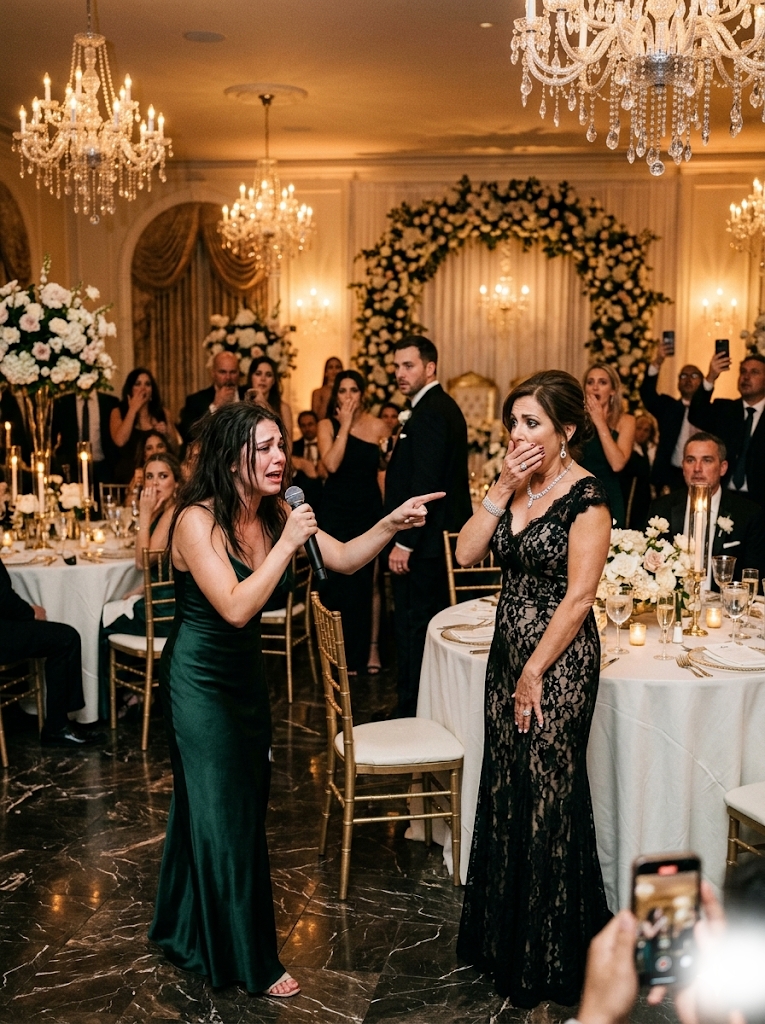 THE WOMAN WHO LEFT ME HOMELESS AT SIXTEEN WALKED INTO MY HUSBAND’S HOLLYWOOD WEDDING SMILING—UNTIL I READ HER OLD MESSAGES OUT LOUD