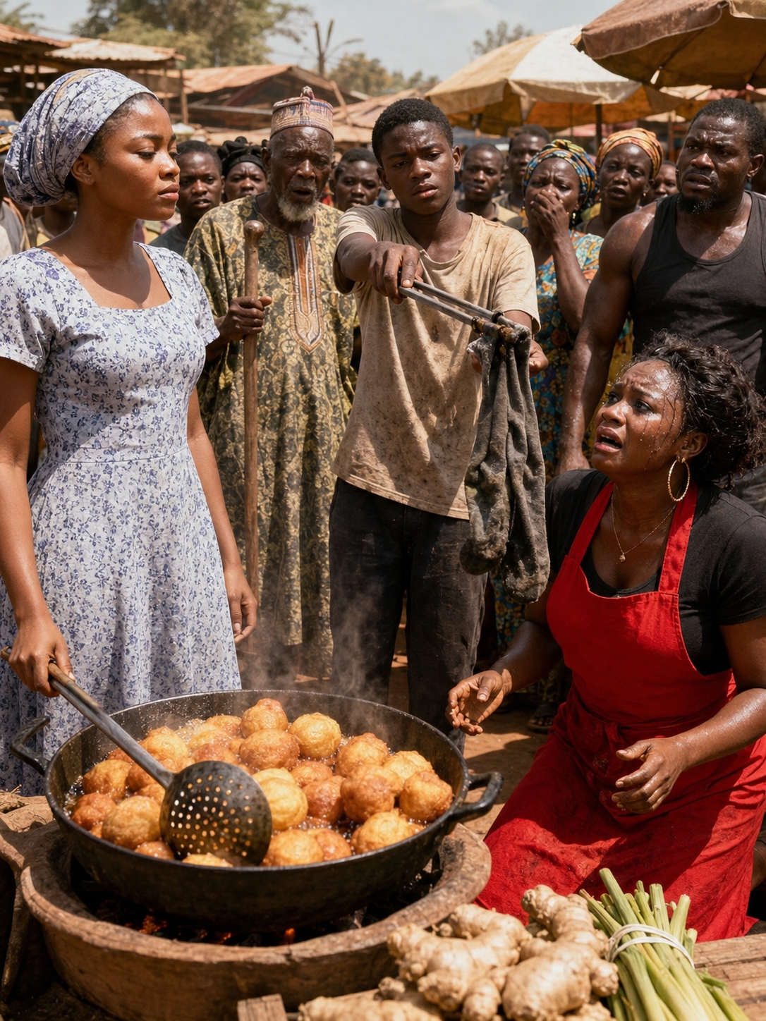 SHE TRIED TO RUIN THE GIRL WITH GOLDEN PUFF PUFF—BUT THE WHOLE VILLAGE WATCHED HER OWN SECRET BOIL OVER