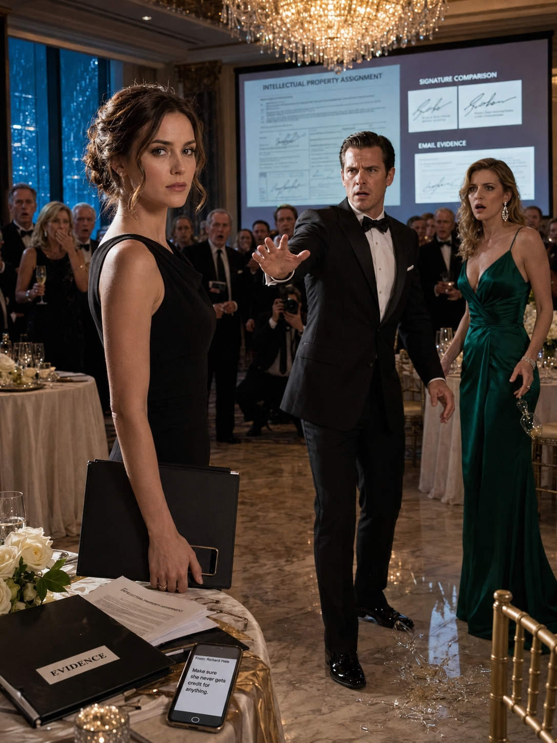 THE WOMAN HE MOCKED AT THE GALA WAS THE ONE WHO HELD THE CONTRACT THAT COULD DESTROY HIM