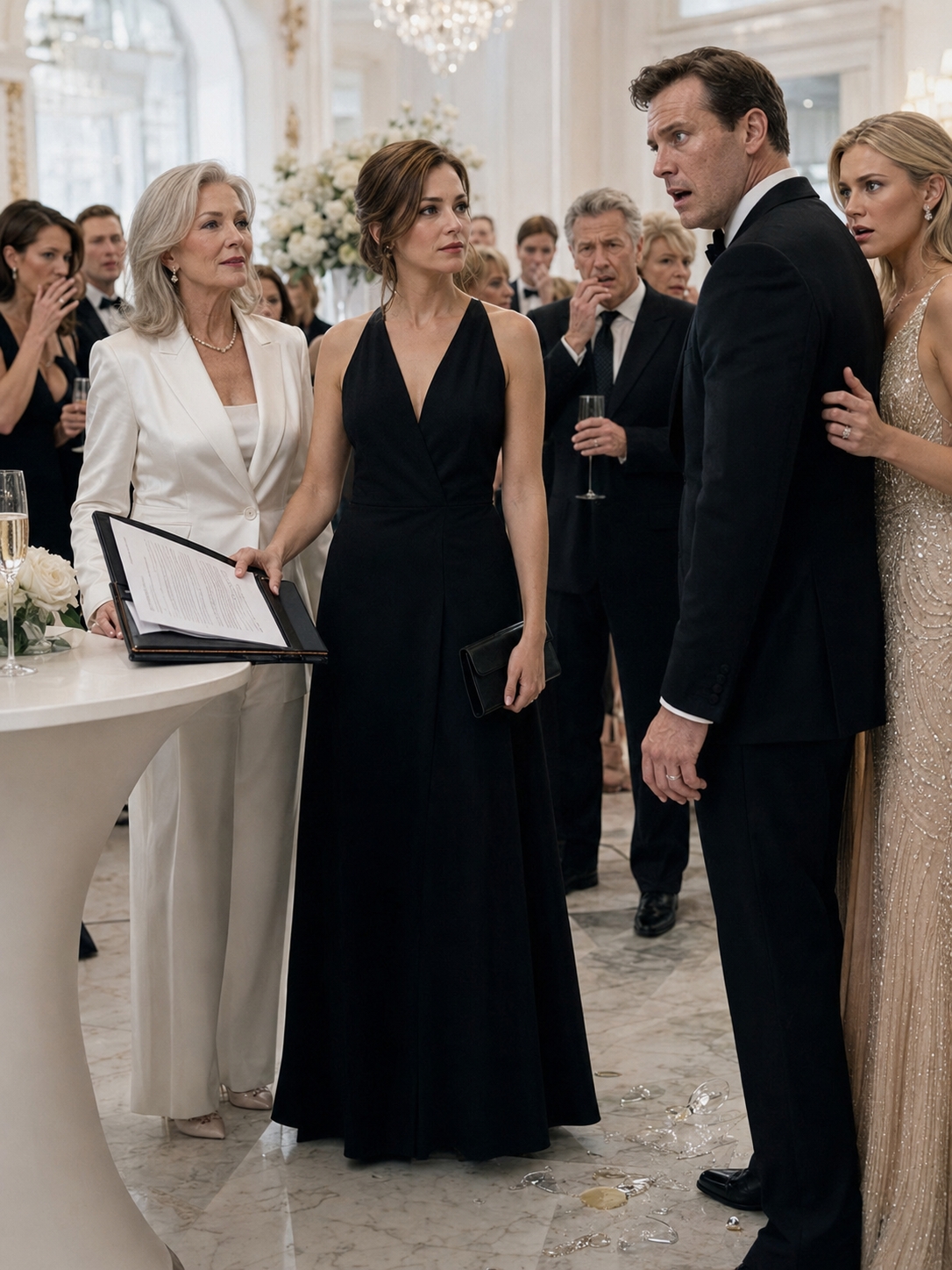 HE INVITED HIS EX TO HIS ENGAGEMENT GALA TO HUMILIATE HER—BUT HE DIDN’T KNOW HER MOTHER OWNED THE DEAL THAT COULD DESTROY HIM